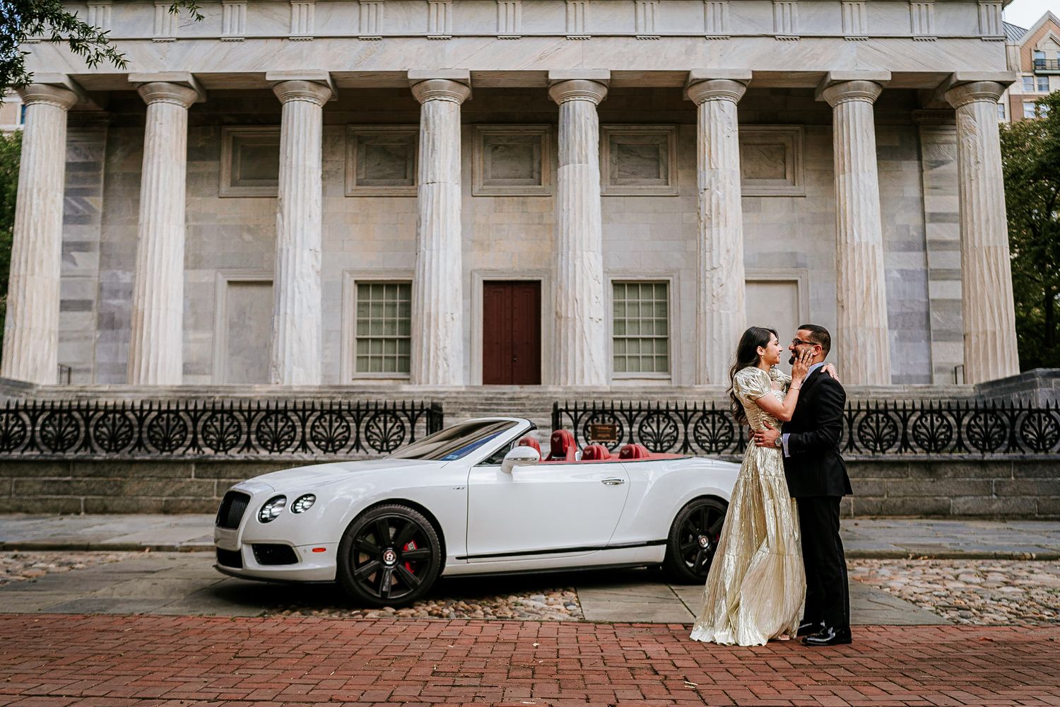 philly wedding venues with luxury cars