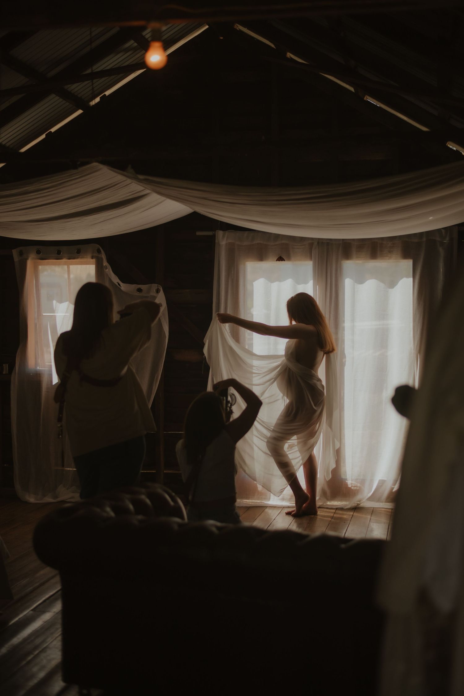 Rustic barn photography and venue space in Tasmania near Hobart, set on a private farm used for photography sessions and intimate elopements