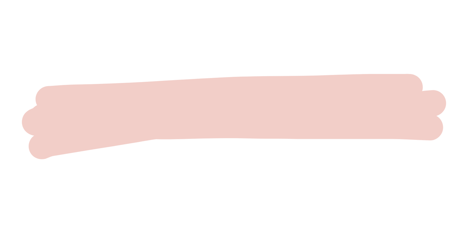 Simple pink brushstroke banner graphic on a white background for design or text overlay use.