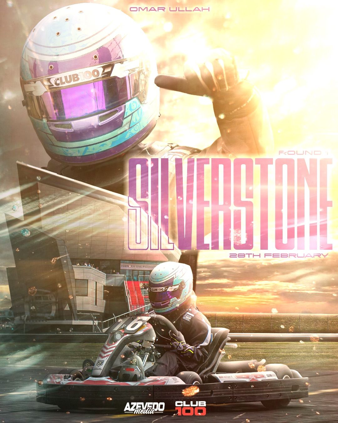Artistic gaming interface design with futuristic elements and glowing effects.
