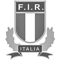 Official logo of the Italian Rugby Federation (FIR) featuring a shield with Italia text.