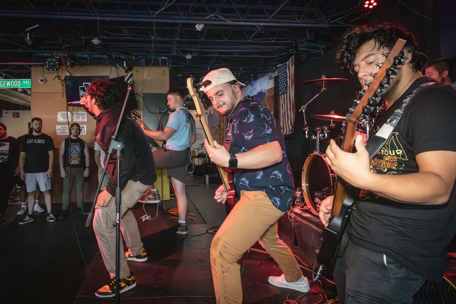 Band photography capturing the energy of live performance.