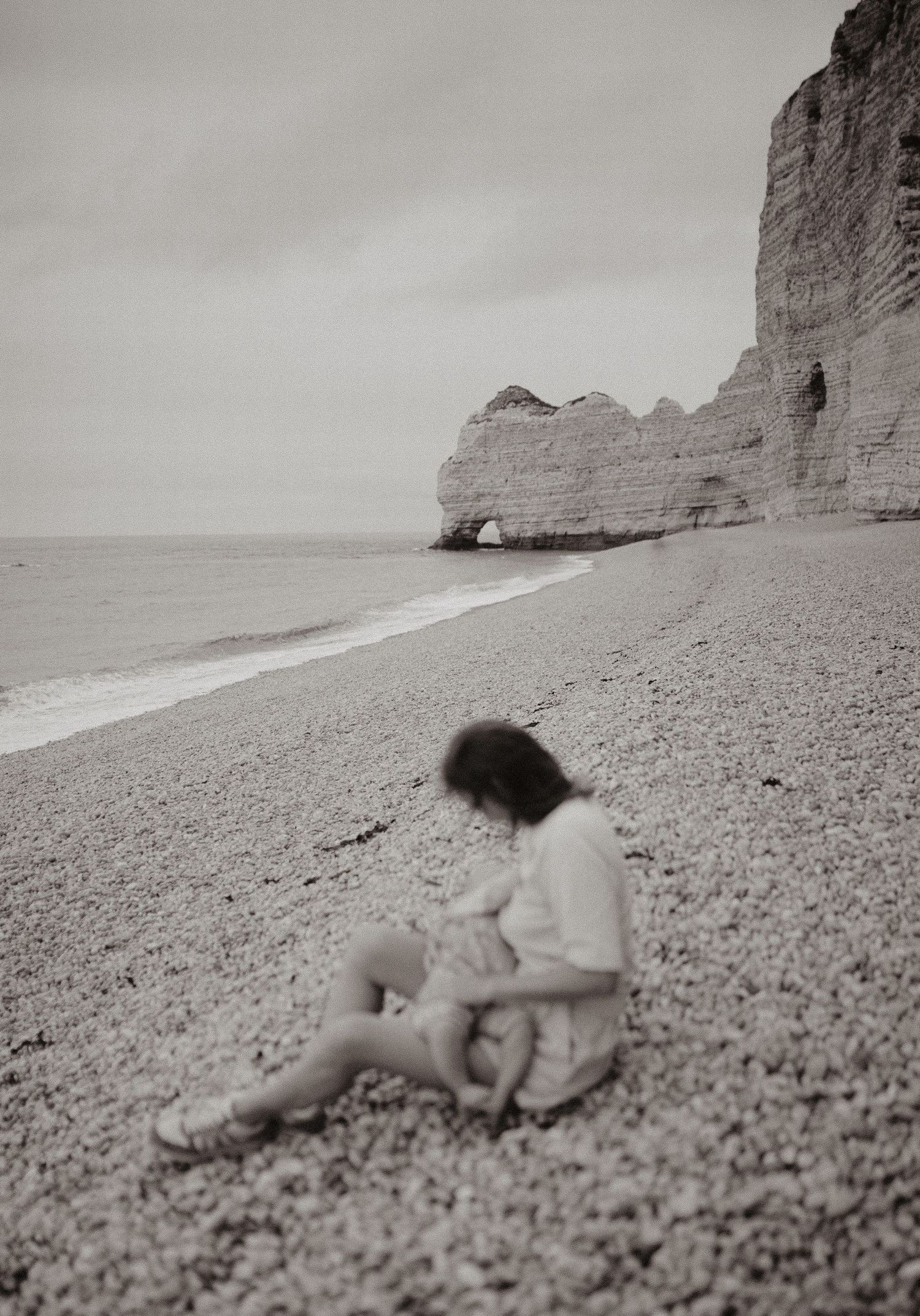 Photographe famille Normandie Etretat