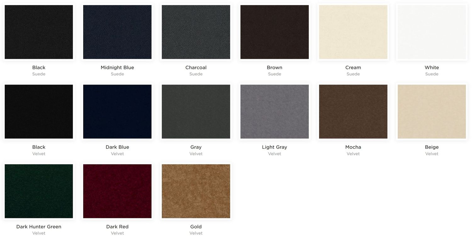 Sude and velvet with a soft and supple feel, perfect for custom photo albums