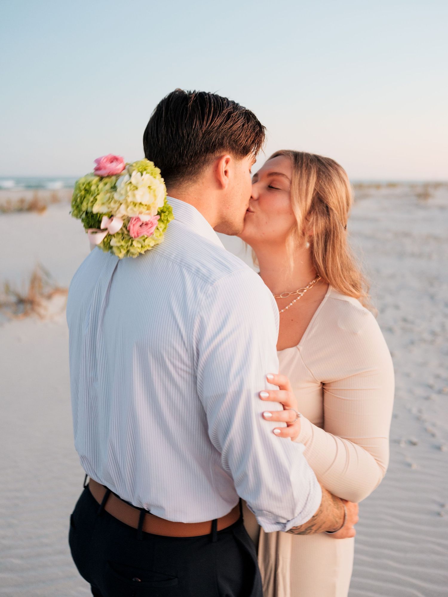 Boho Beach Engagement Session | Wilmington Engagement Photographer