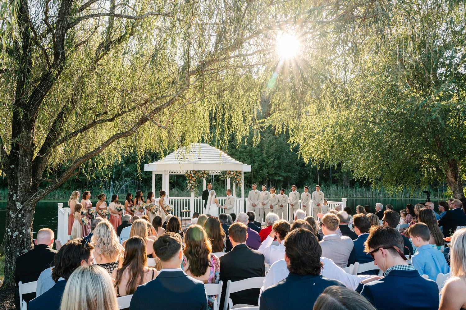 Ceremony at Arbor Haven in Fredericksburg, VA
