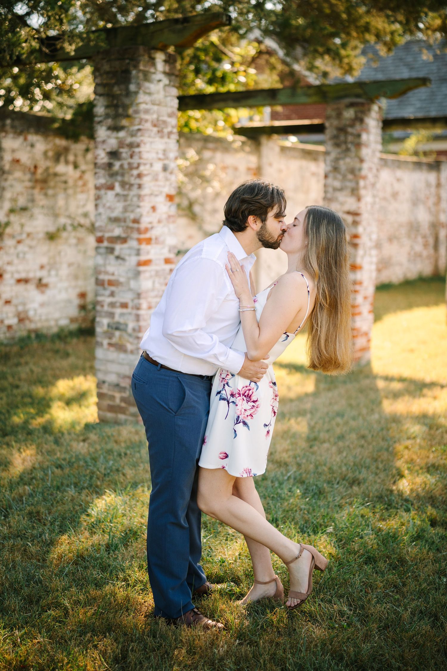 Engagement session at Chatham Manor in Fredericksburg, VA