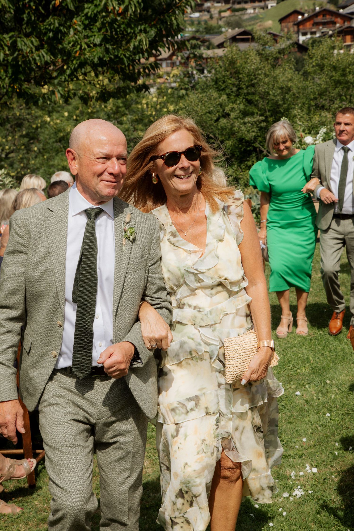 Documentary style Wedding Photographer captures wedding photos at Morzine Wedding venue. Natural, timeless and candid wedding photography.