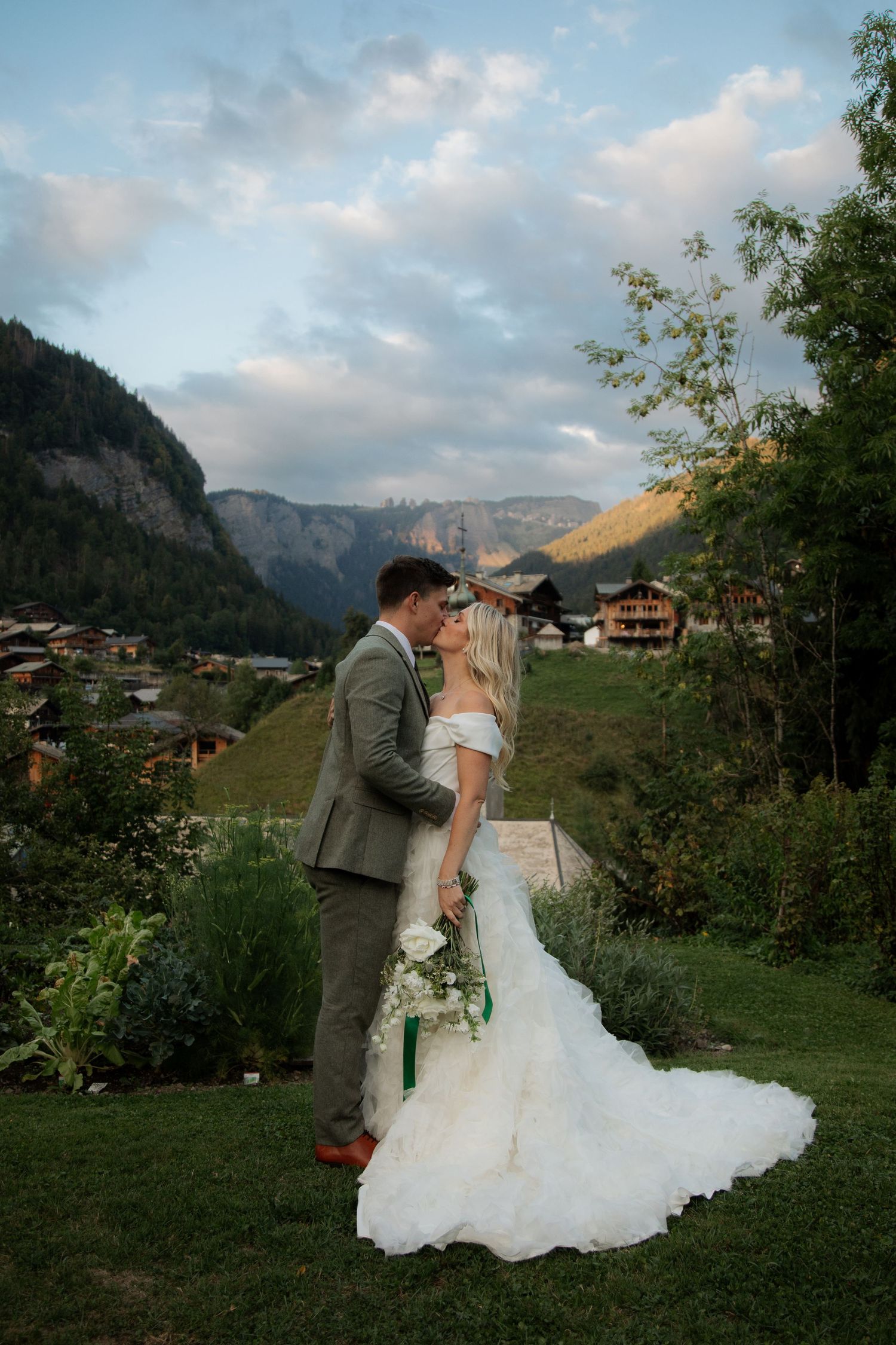 Documentary style Wedding Photographer captures wedding photos at Morzine Wedding venue. Natural, timeless and candid wedding photography.