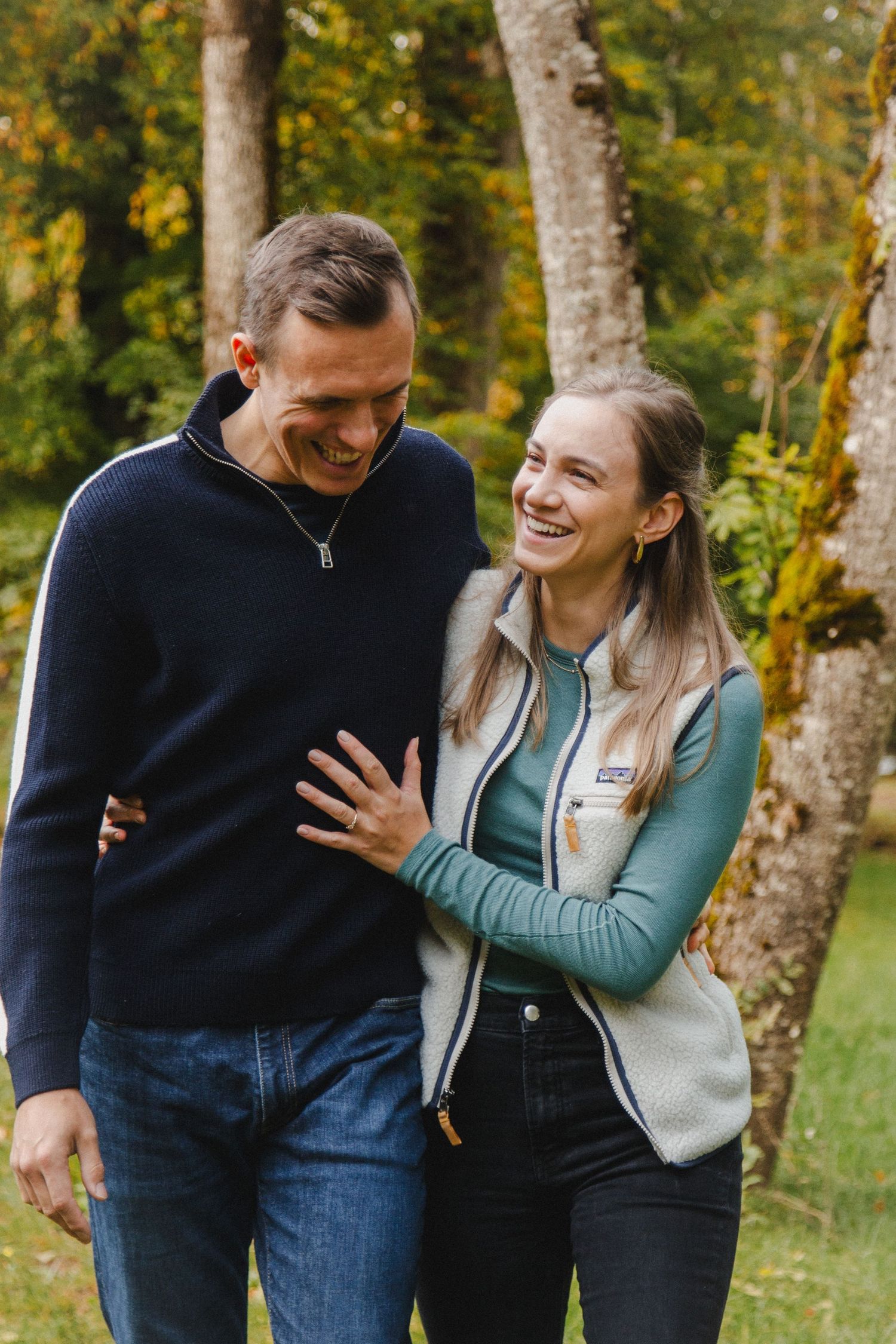Engagement photos taken by documentary style wedding photographer in Morzine, France. French Wedding Venue. Wedding photography inspiration.