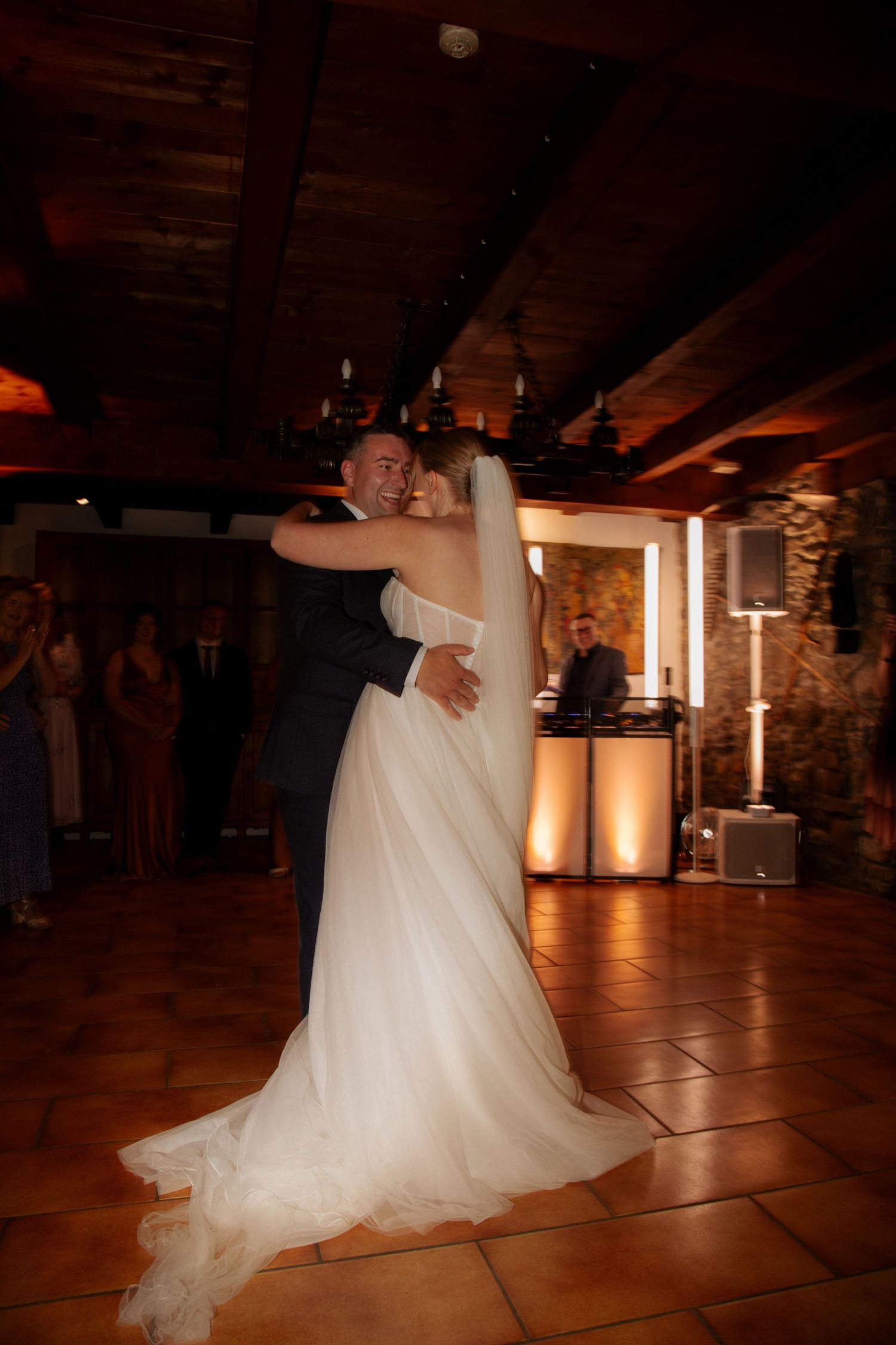 Morzine Wedding photographer captures fun wedding party and real emotions in Morzine Wedding Venue. Candid,timeless documentary style photos