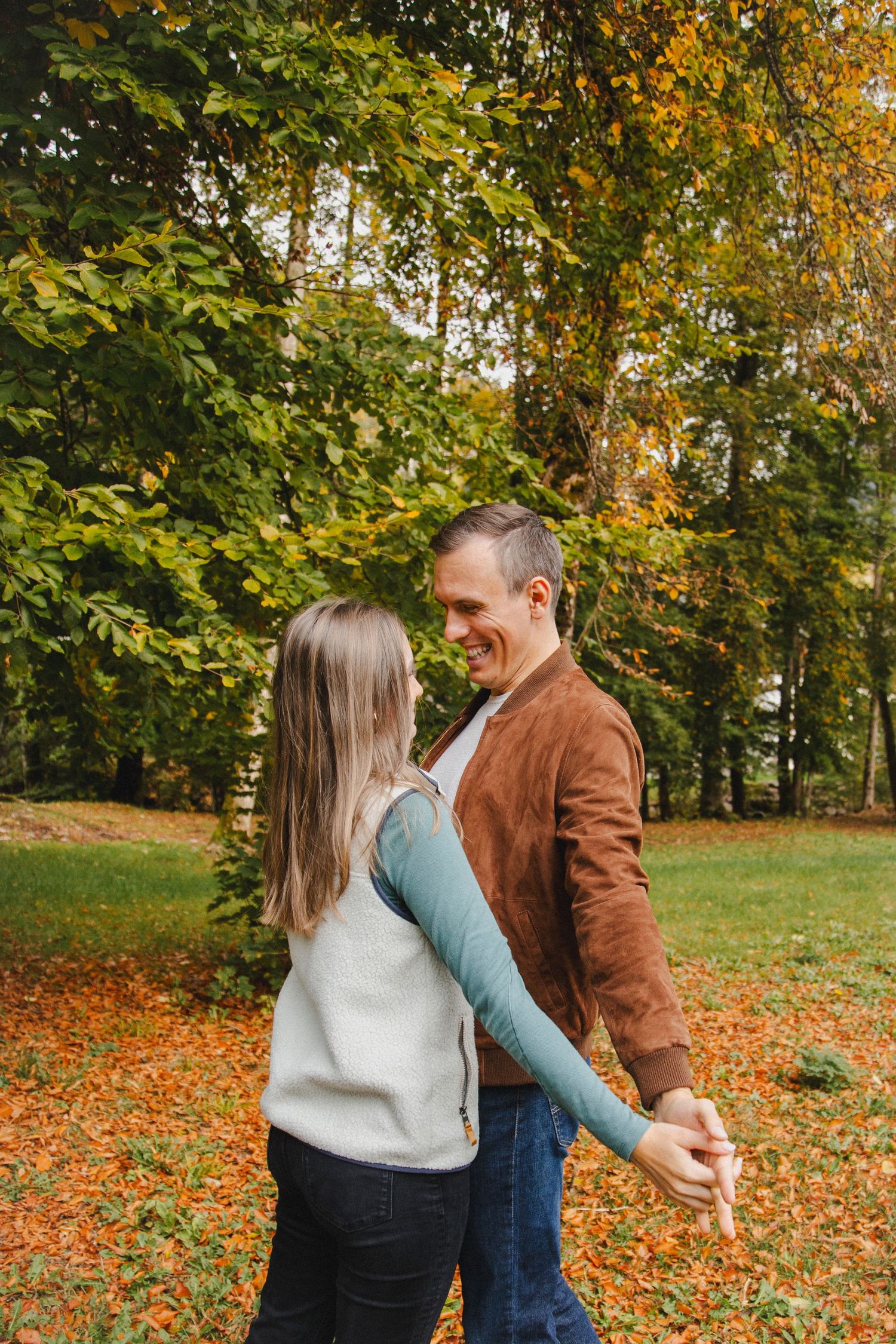 Engagement photos taken by documentary style wedding photographer in Morzine, France. French Wedding Venue. Wedding photography inspiration.