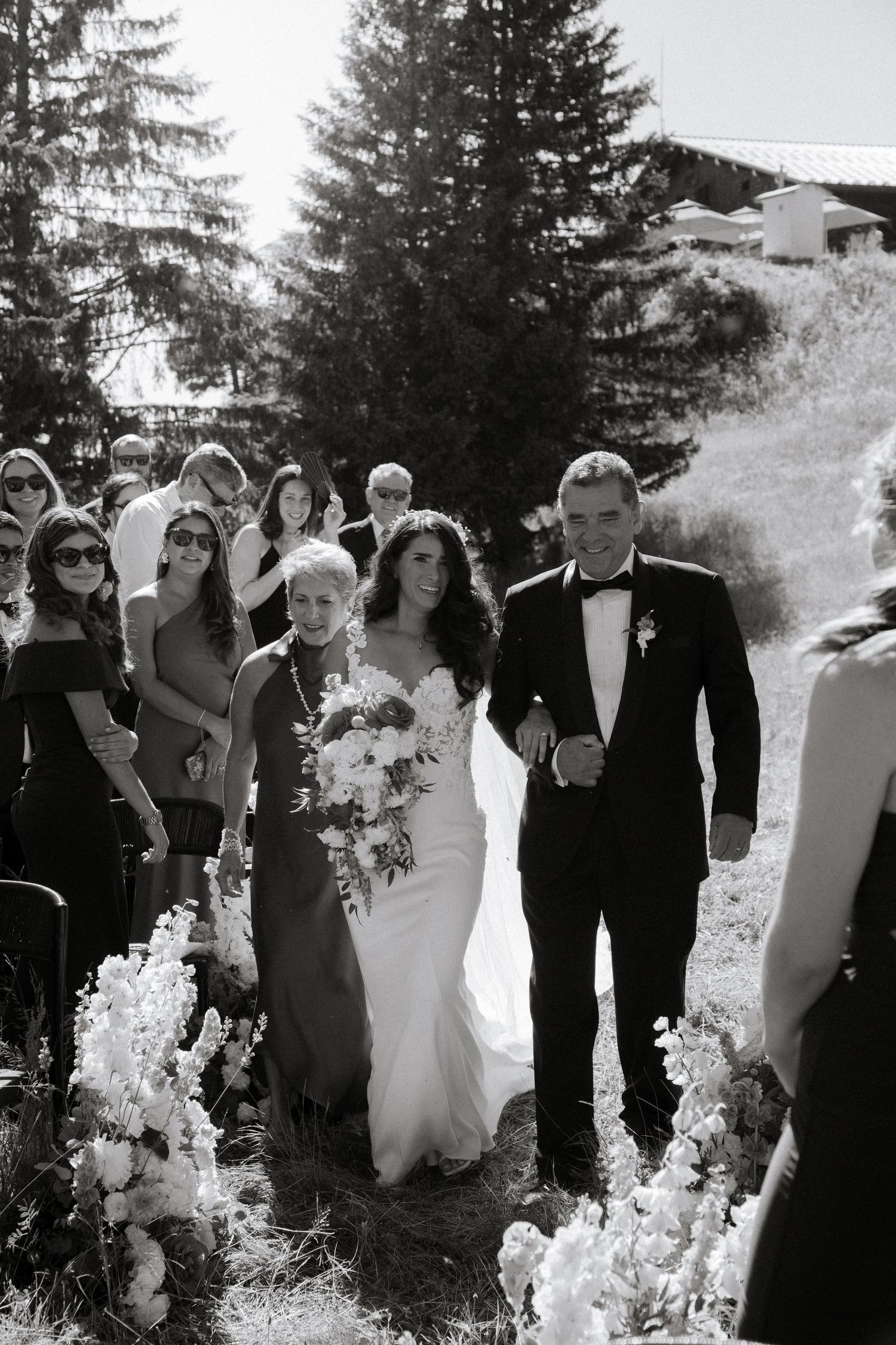 European Wedding Photographer captures emotional wedding at La Clusaz Wedding venue. French Alps Mountain Wedding photographer.Outdoor Bride