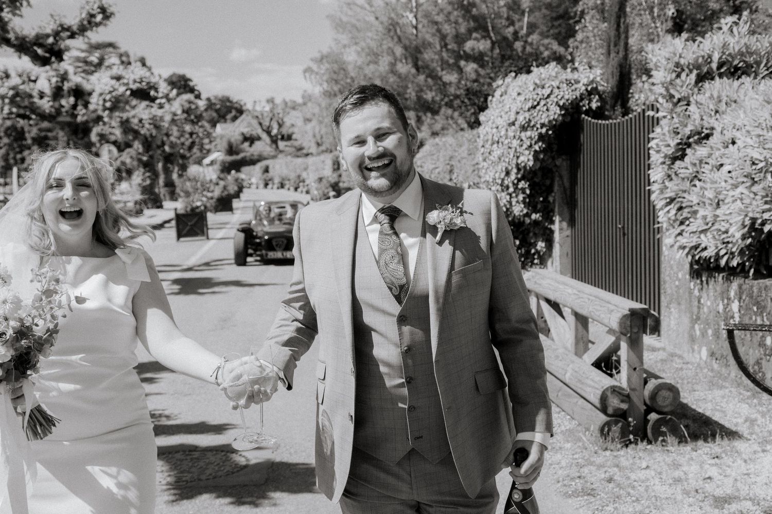 Candid and natural wedding photography in the French Alps taken by Annecy wedding photographer. Annecy Wedding venue shot by Annecy Photogra