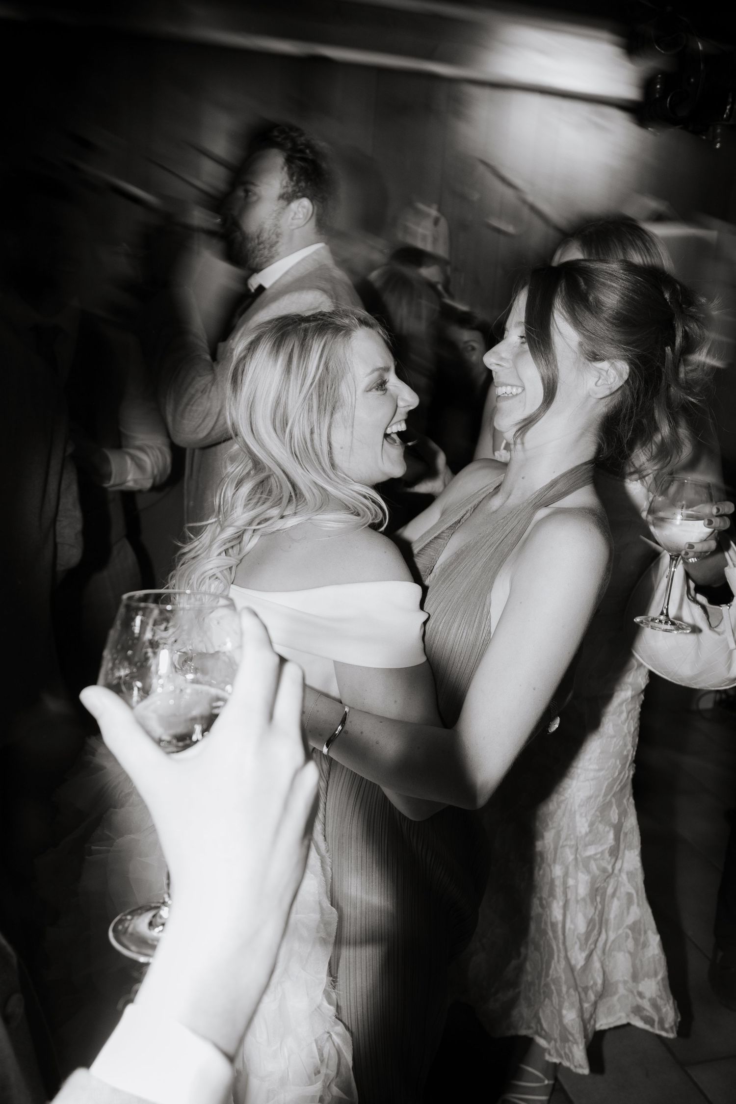 Candid Morzine Wedding Photographer captures wedding party at Morzine Wedding venue. Natural, timeless and candid wedding photography.France