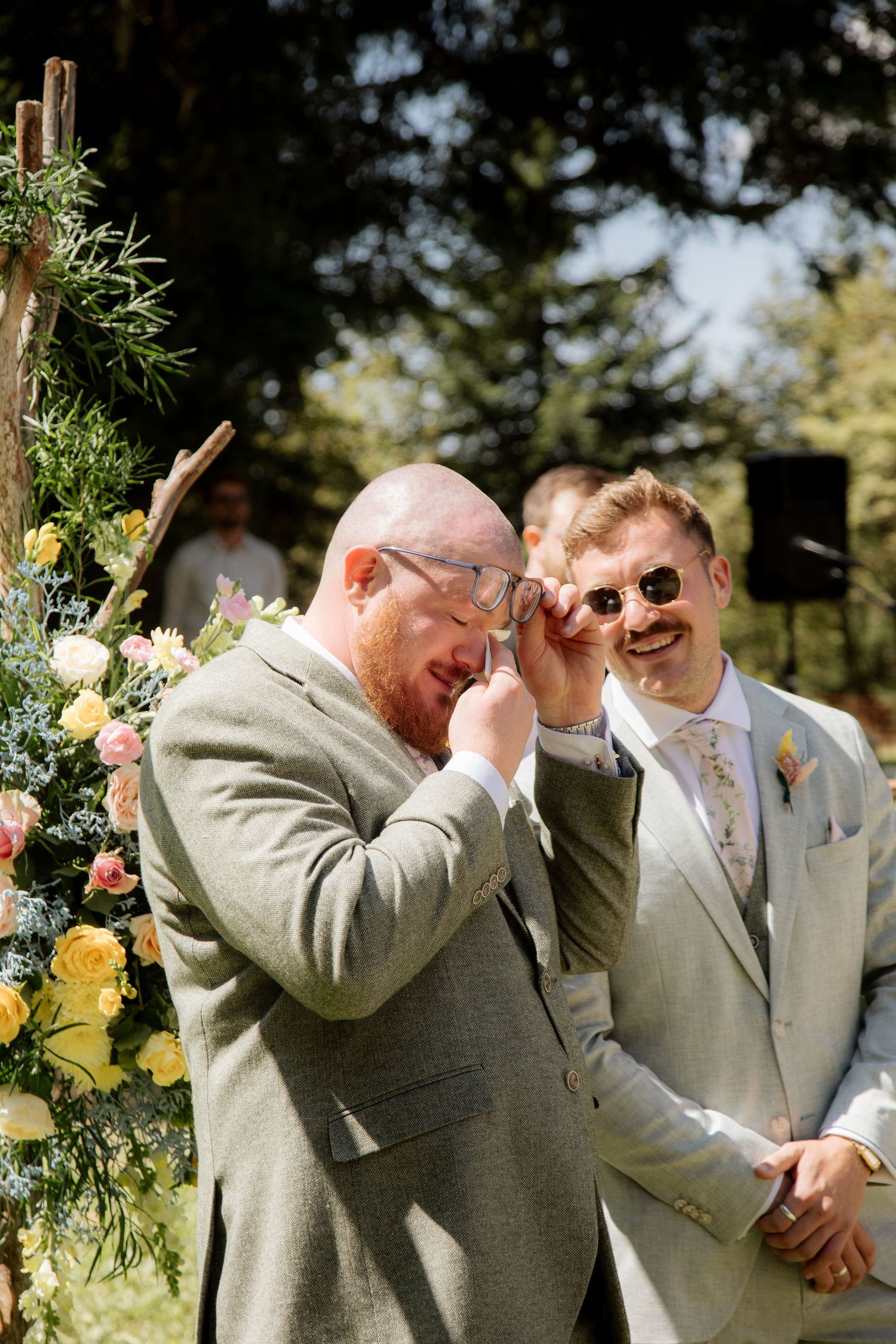 Morzine Wedding Photographer captures candid ceremony photo at Meribel Wedding venue. Natural,honest &authentic storytelling. Three Valleys