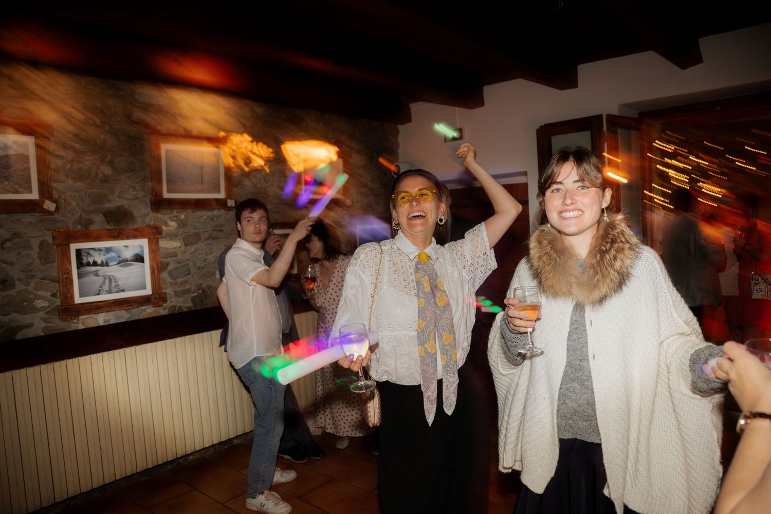 Morzine Wedding photographer captures fun wedding party and real emotions in Morzine Wedding Venue. Candid,timeless documentary style photos