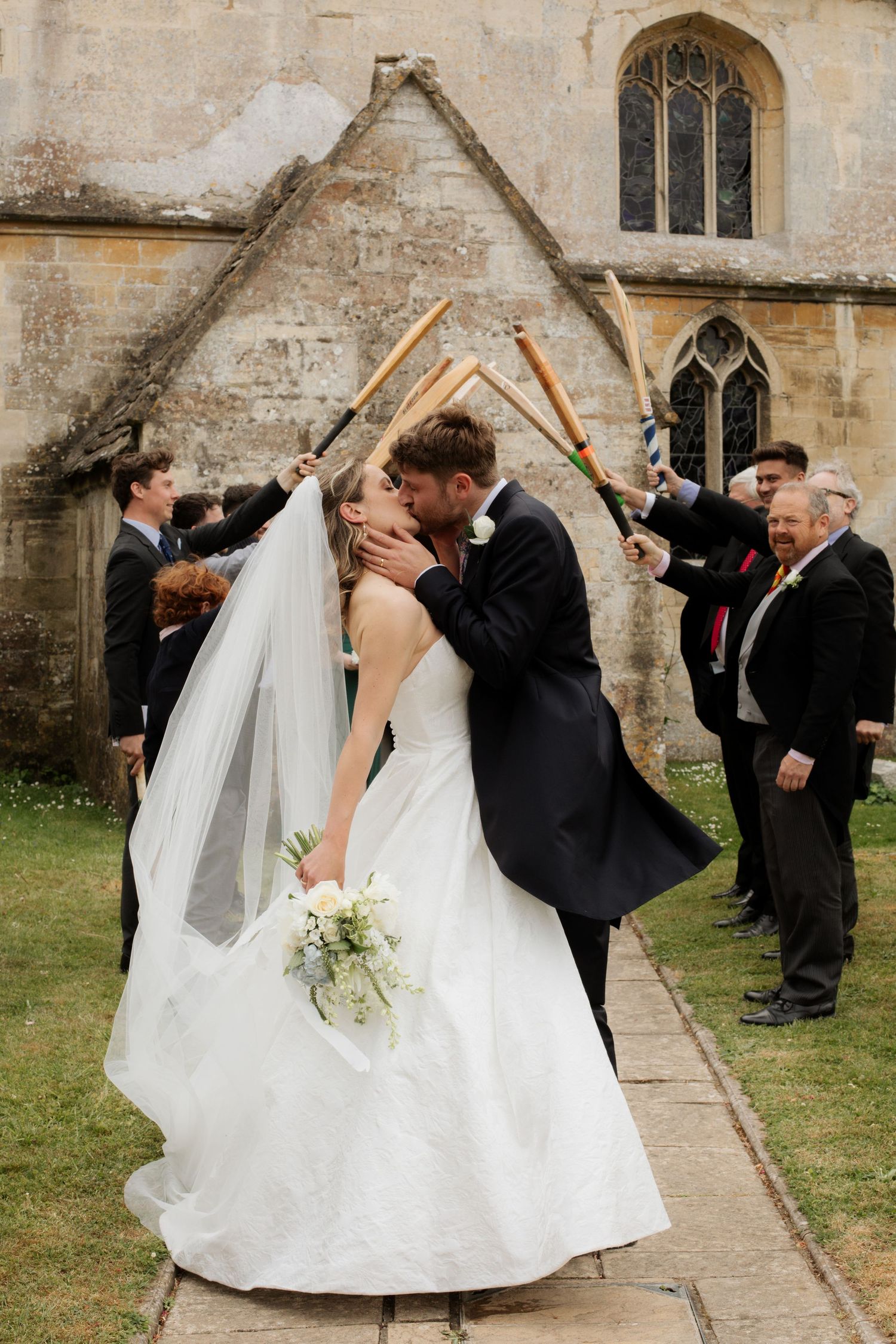 Candid Cotswold Wedding Photographer captures confetti at Gloucestershire Wedding Venue. Natural, candid and timeless photography, UK
