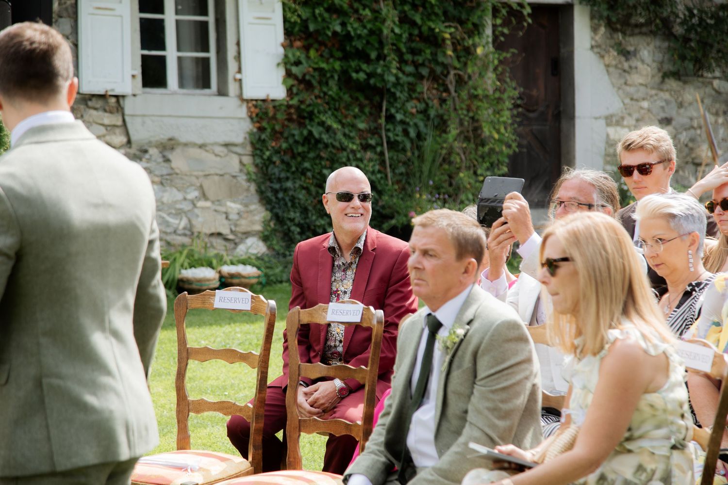 Documentary style Wedding Photographer captures wedding photos at Morzine Wedding venue. Natural, timeless and candid wedding photography.