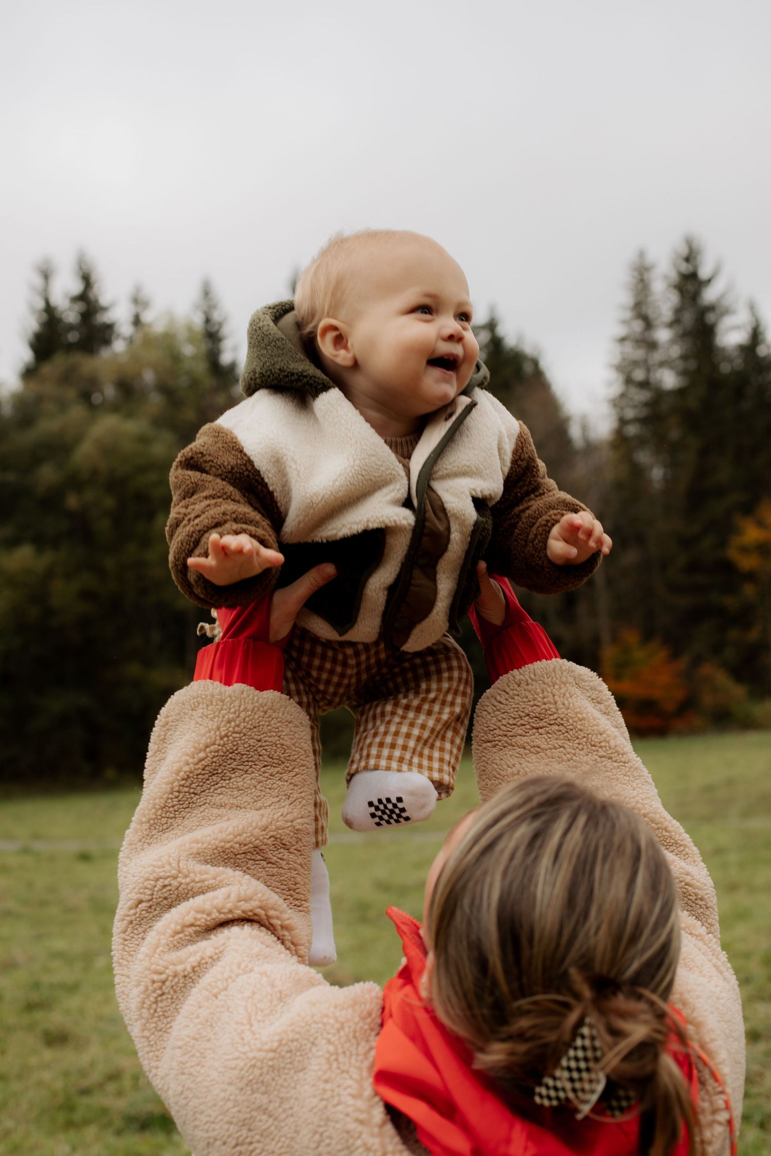 Family Photographer captures outdoor family photos. Family photography session captured by Morzine Photographer in Montriond