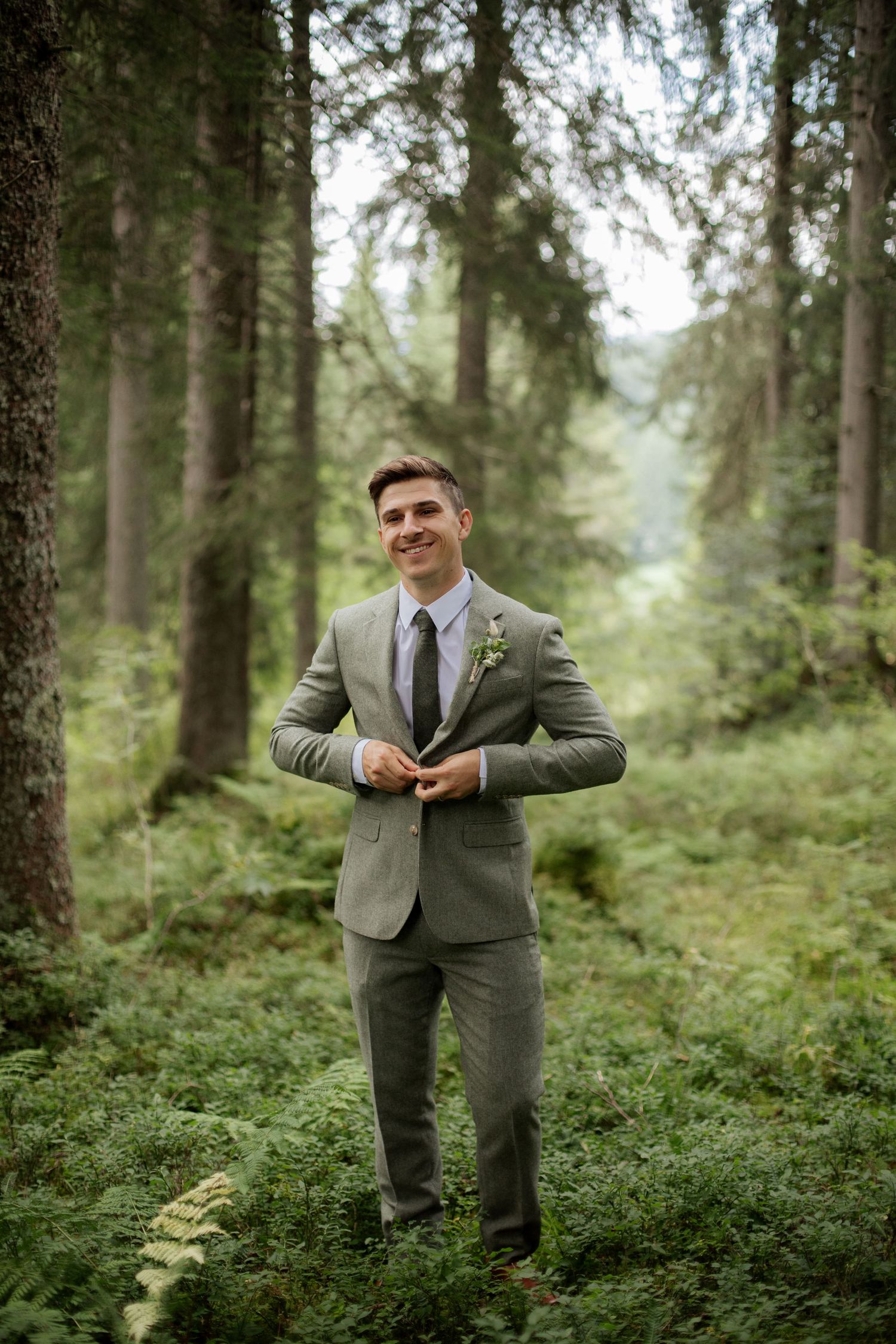 Documentary style Wedding Photographer captures wedding photos at Morzine Wedding venue. Natural, timeless and candid wedding photography.