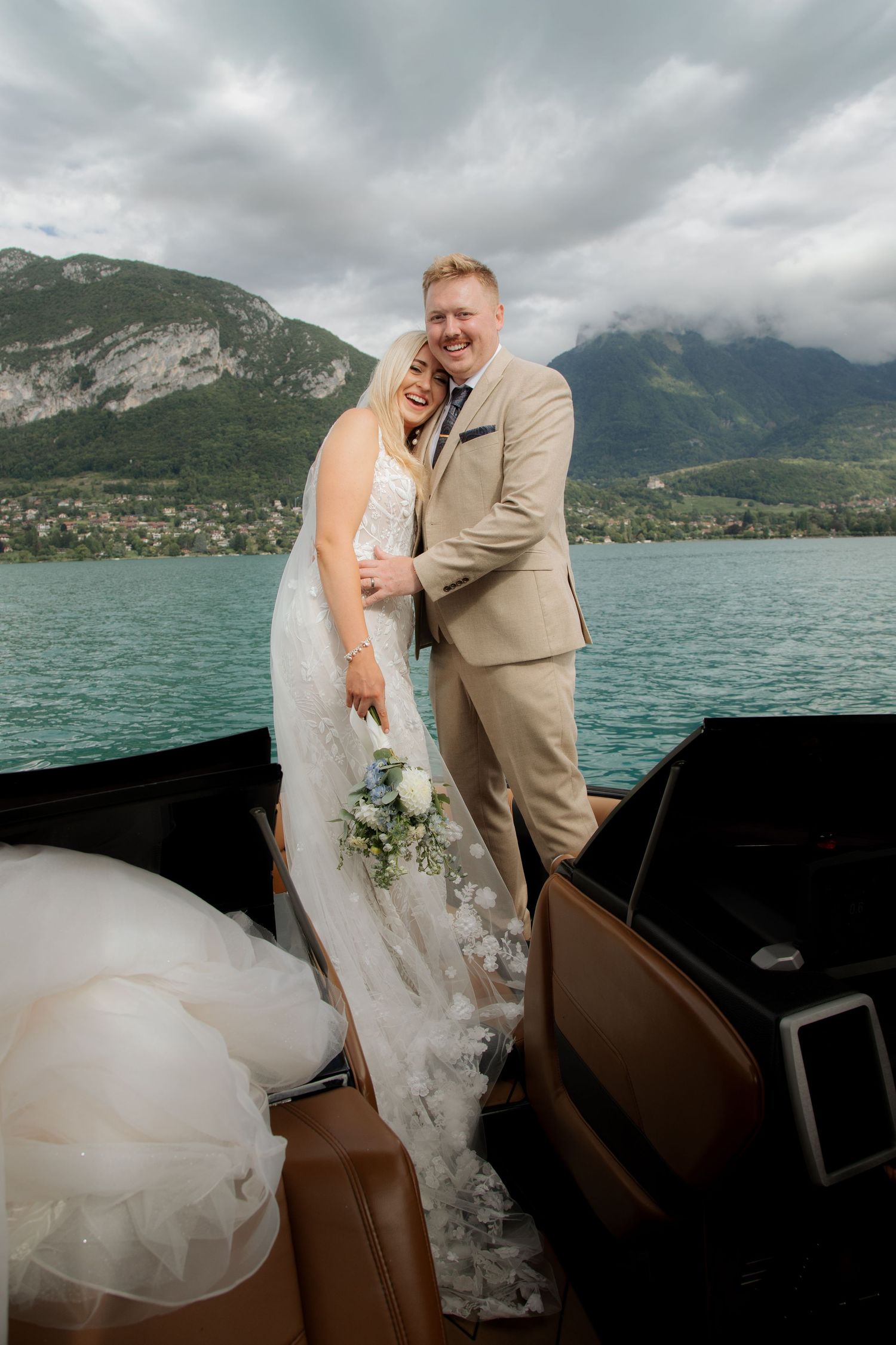 Annecy Wedding photographer captures epic wedding and natural couples photos on Lake Annecy in France. Candid & timeless documentary style.