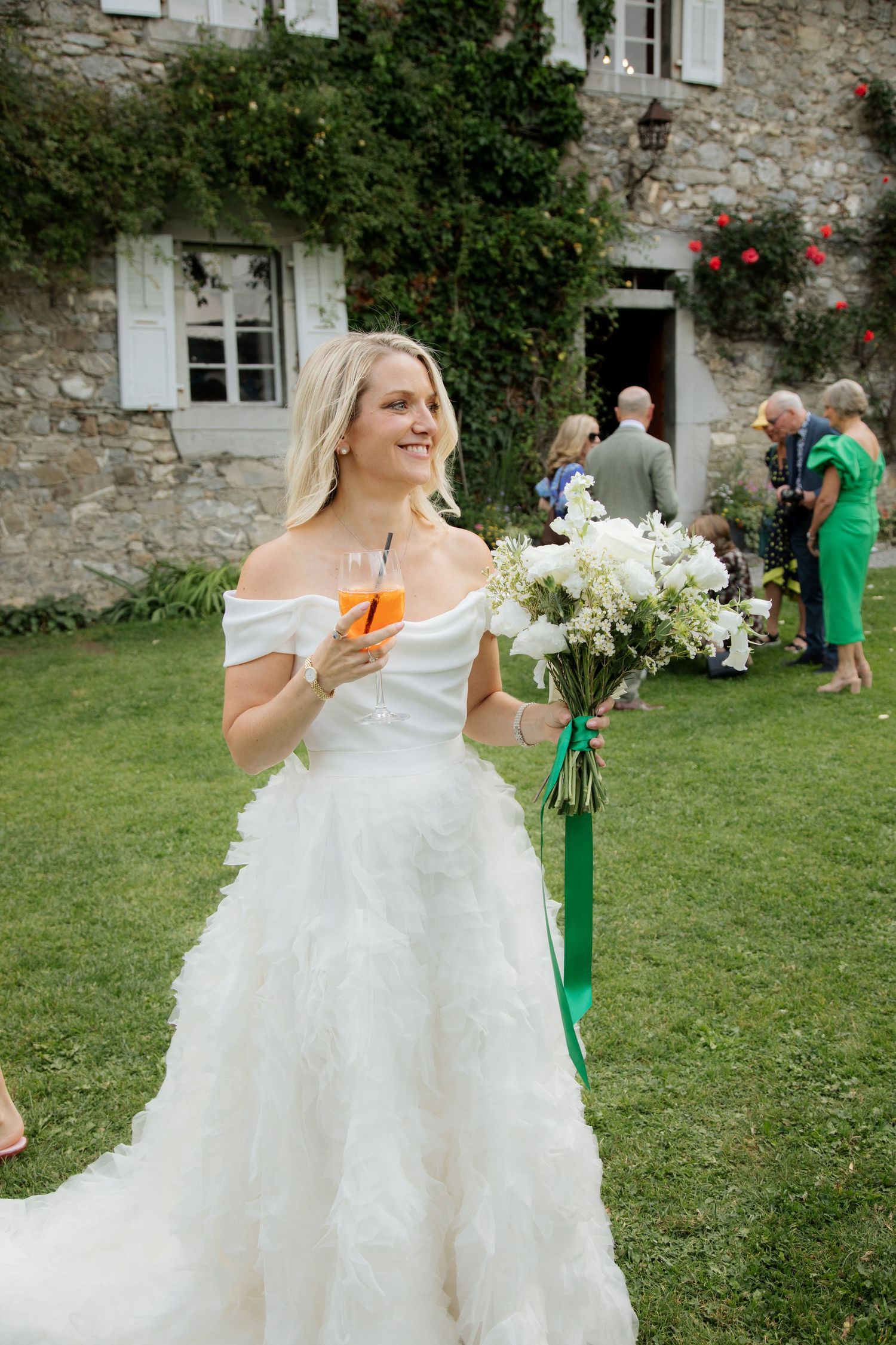 Documentary style Wedding Photographer captures wedding photos at Morzine Wedding venue. Natural, timeless and candid wedding photography.