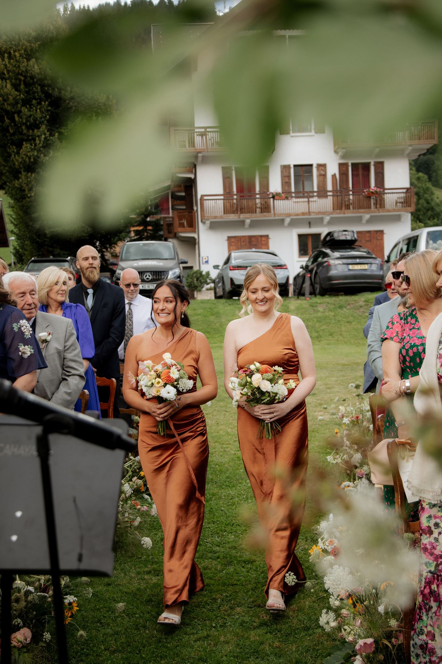Morzine Wedding photographer captures fun wedding party and real emotions in Morzine Wedding Venue. Candid,timeless documentary style photos