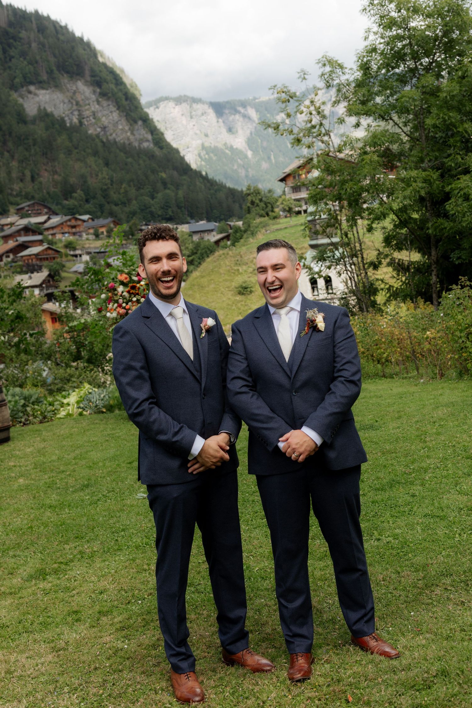 Morzine Wedding photographer captures fun wedding party and real emotions in Morzine Wedding Venue. Candid,timeless documentary style photos