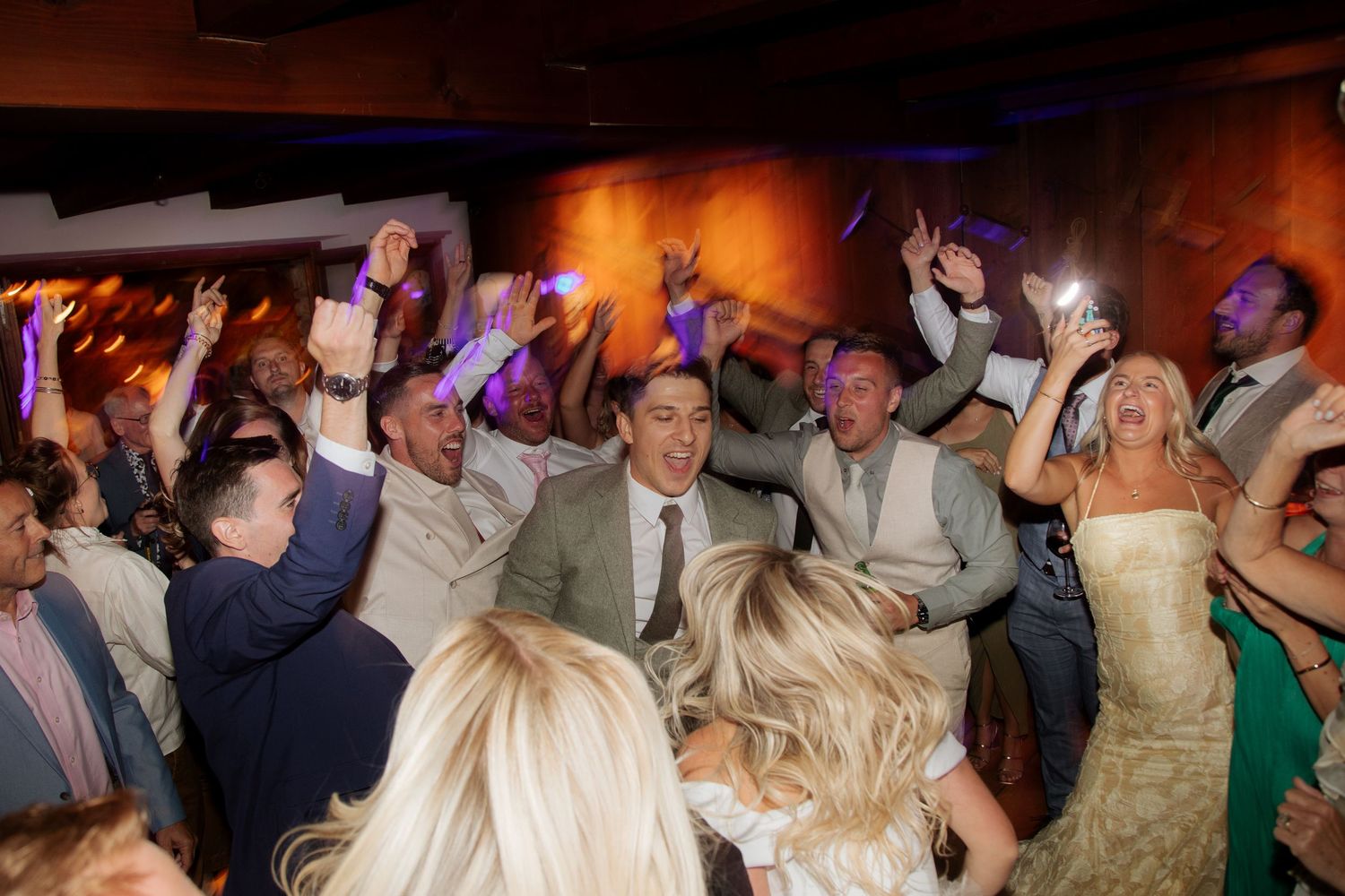 Documentary style Wedding Photographer captures wedding photos at Morzine Wedding venue. Natural, timeless and candid wedding photography.