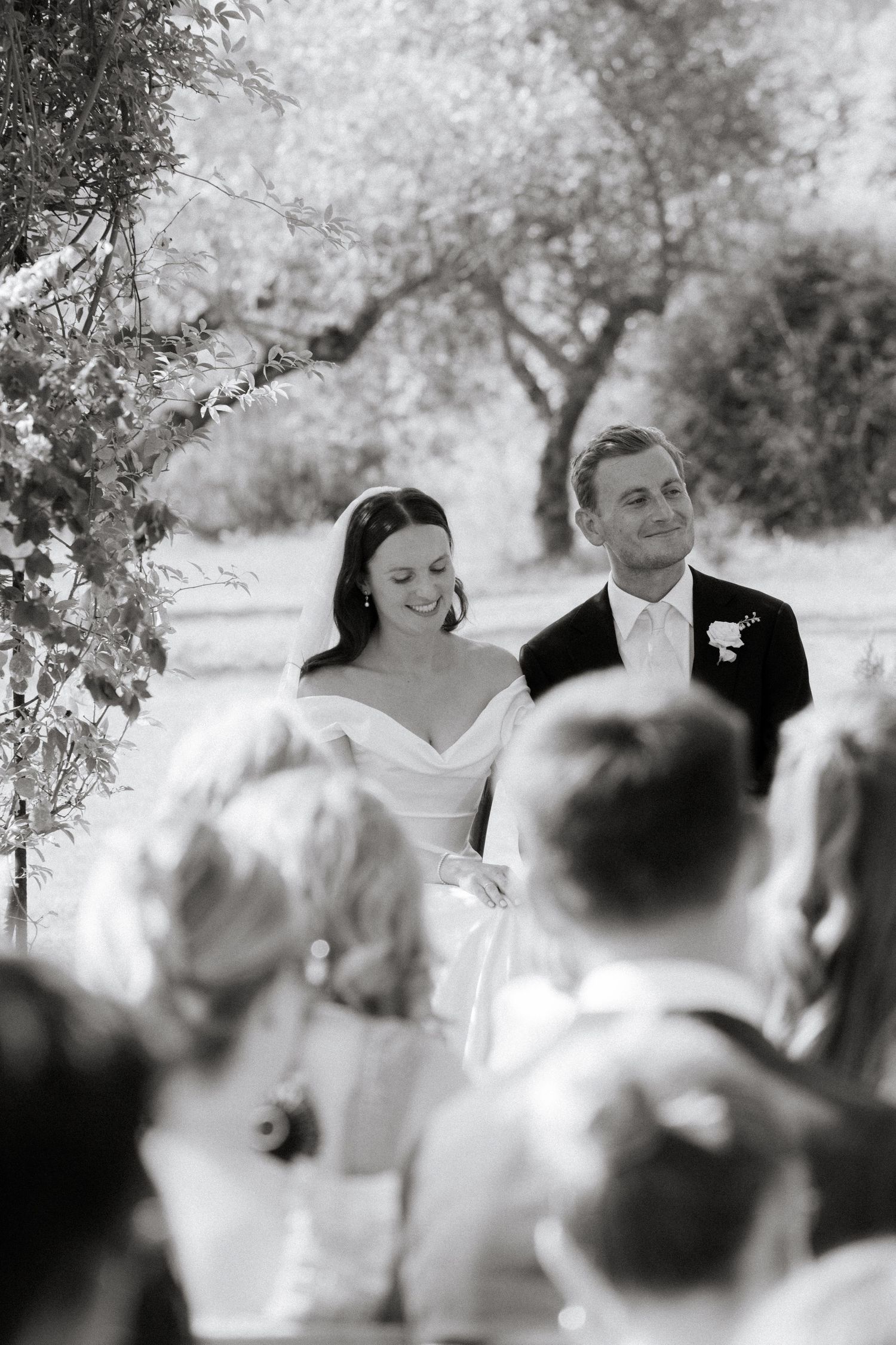 Assisi Wedding ceremony in Italy captured by destination wedding photographer, candid, natural style. Documentary style wedding photography.