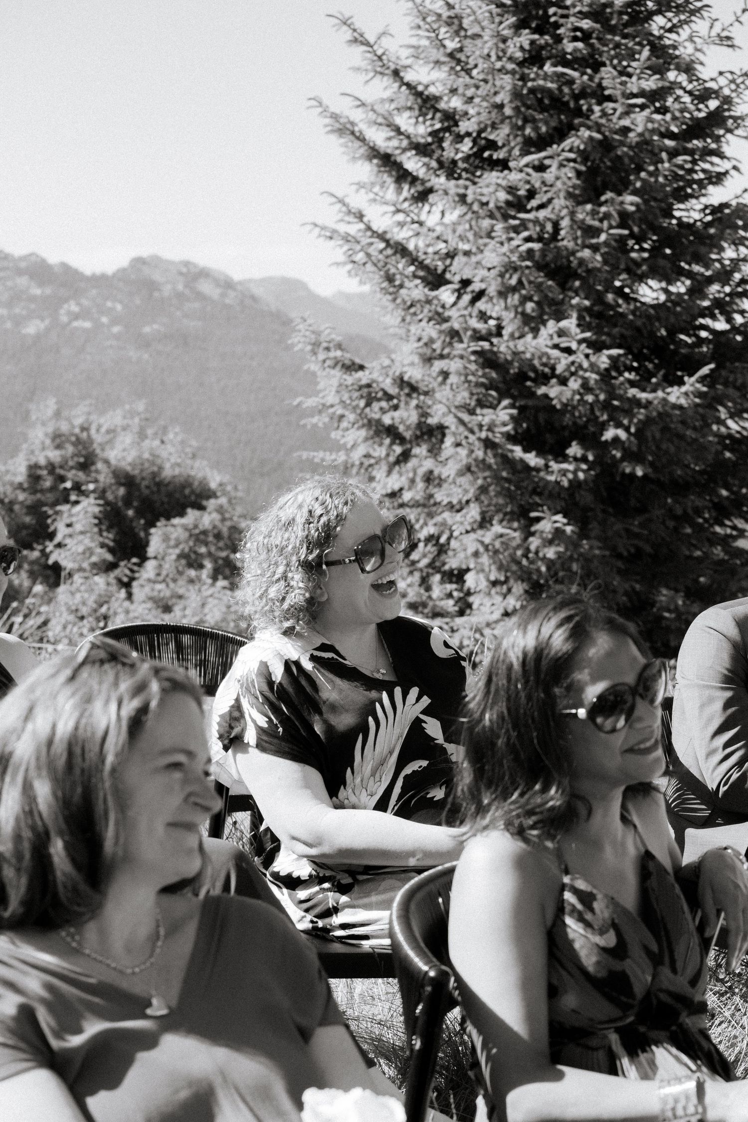 Morzine Wedding Photographer captures emotional wedding at La Clusaz Wedding venue. French Mountain Wedding photographer. Outdoor Bride