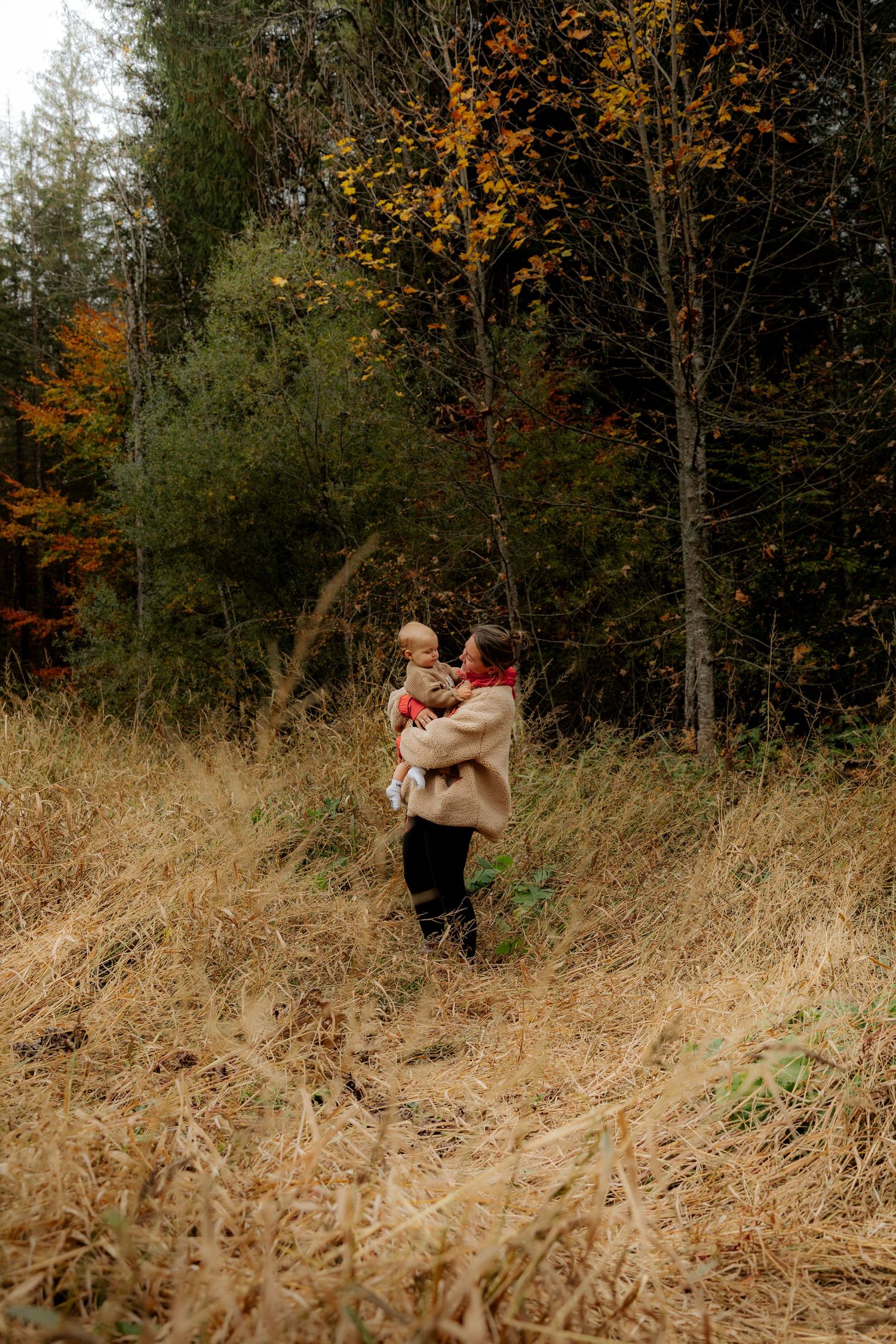 Family Photographer captures outdoor family photos. Family photography session captured by Morzine Photographer in Montriond