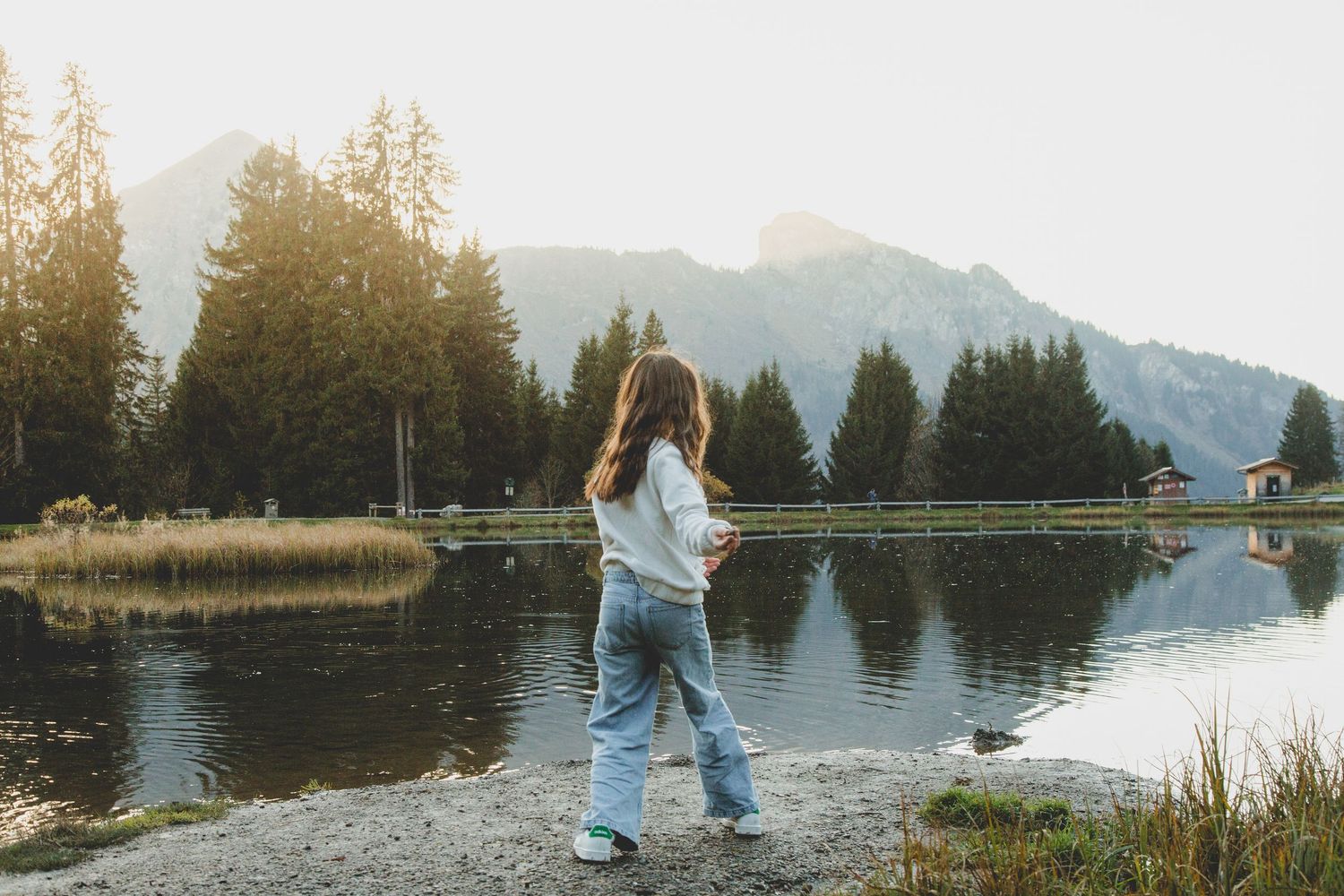 Family Photographer captures outdoor family photos. Family photography session captured by Morzine Photographer in Montriond