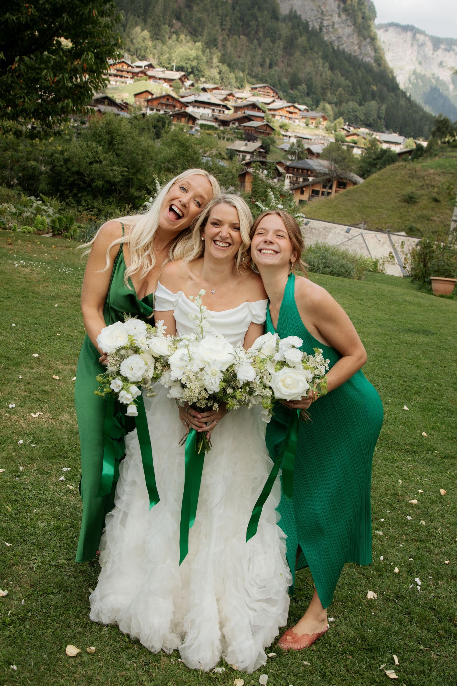 Documentary style Wedding Photographer captures wedding photos at Morzine Wedding venue. Natural, timeless and candid wedding photography.