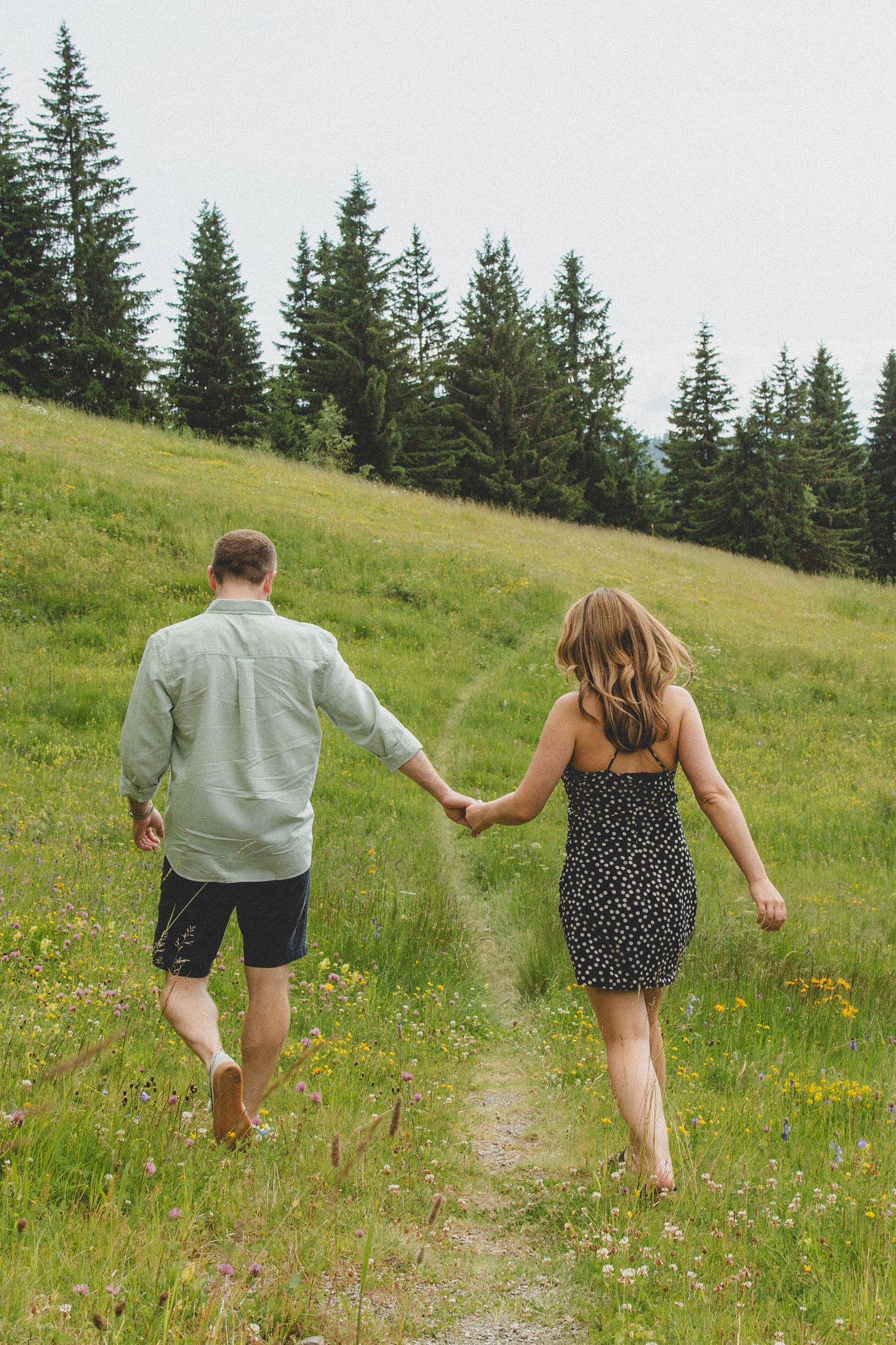 Engagement photos taken by documentary style wedding photographer in Morzine, France. French Wedding Venue. Wedding photography inspiration.