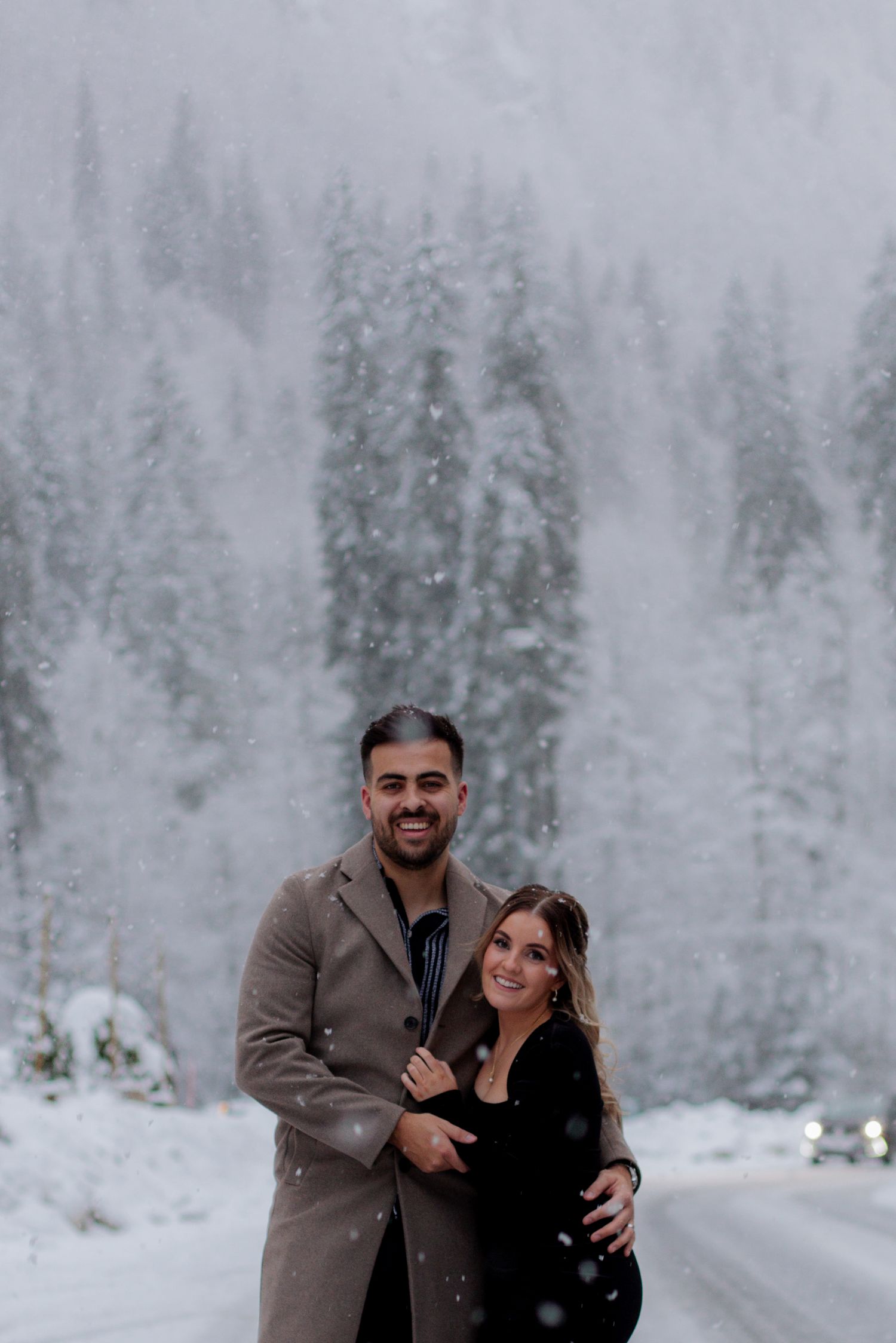 Snowy couples photography morzine wedding photography morzine elopement photographer. Wedding in Morzine. Candid winter wedding photography