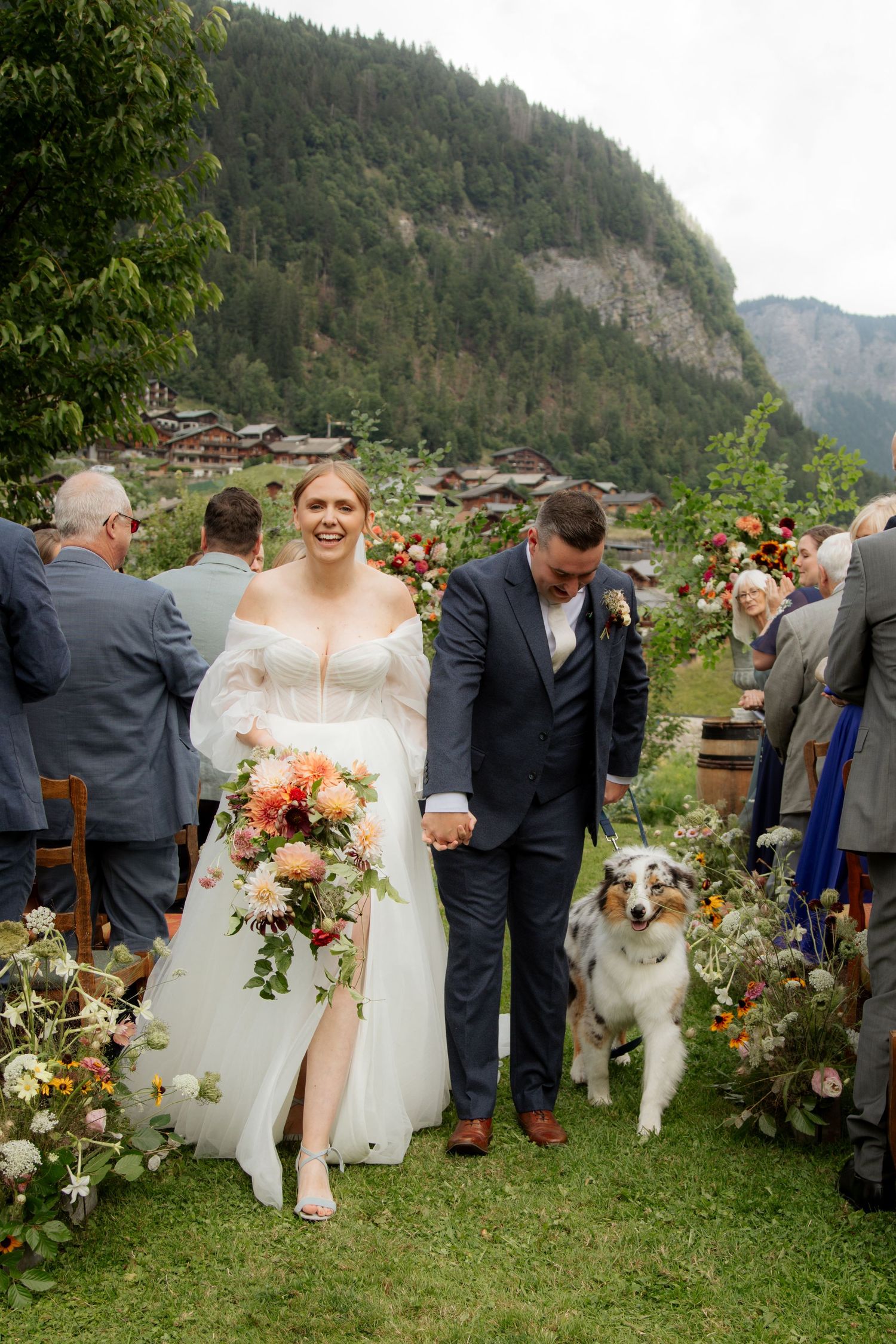 Morzine Wedding photographer captures fun wedding party and real emotions in Morzine Wedding Venue. Candid,timeless documentary style photos