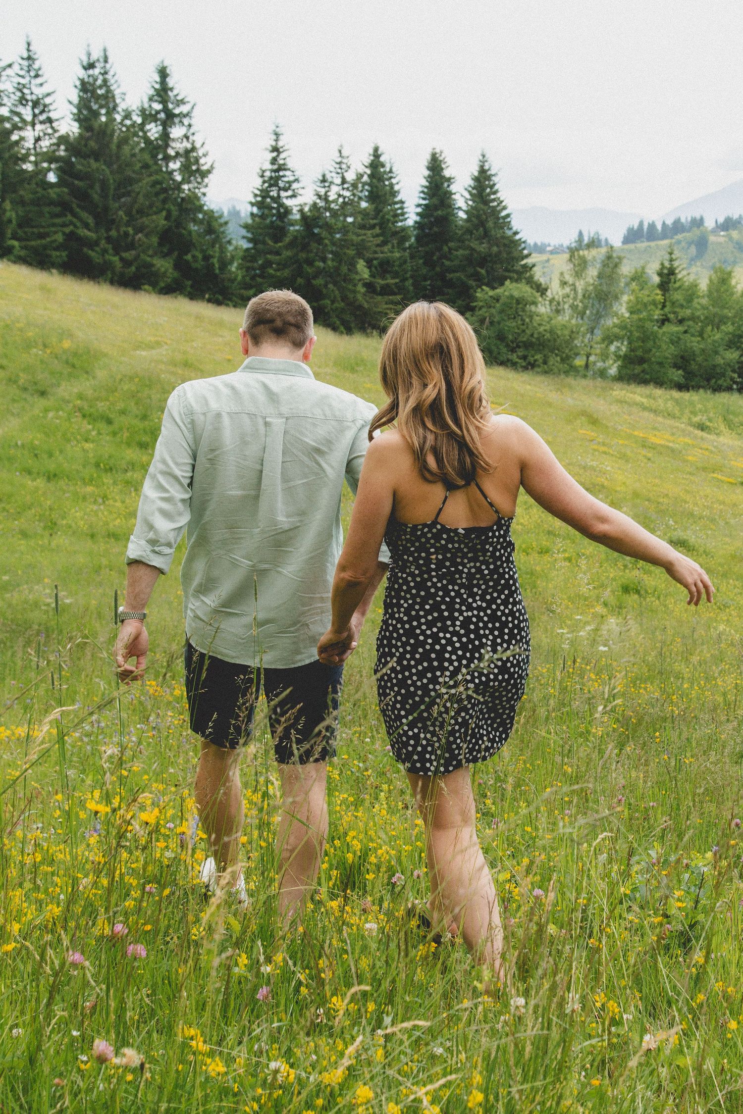Engagement photos taken by documentary style wedding photographer in Morzine, France. French Wedding Venue. Wedding photography inspiration.