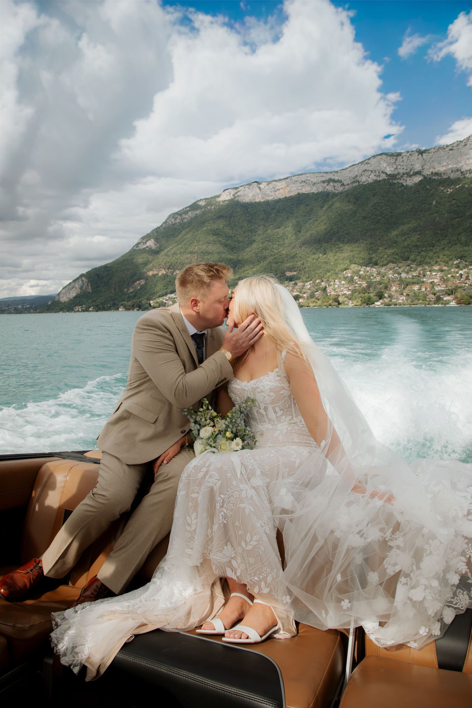 Annecy Wedding photographer captures epic wedding and natural couples photos on Lake Annecy in France. Candid & timeless documentary style.