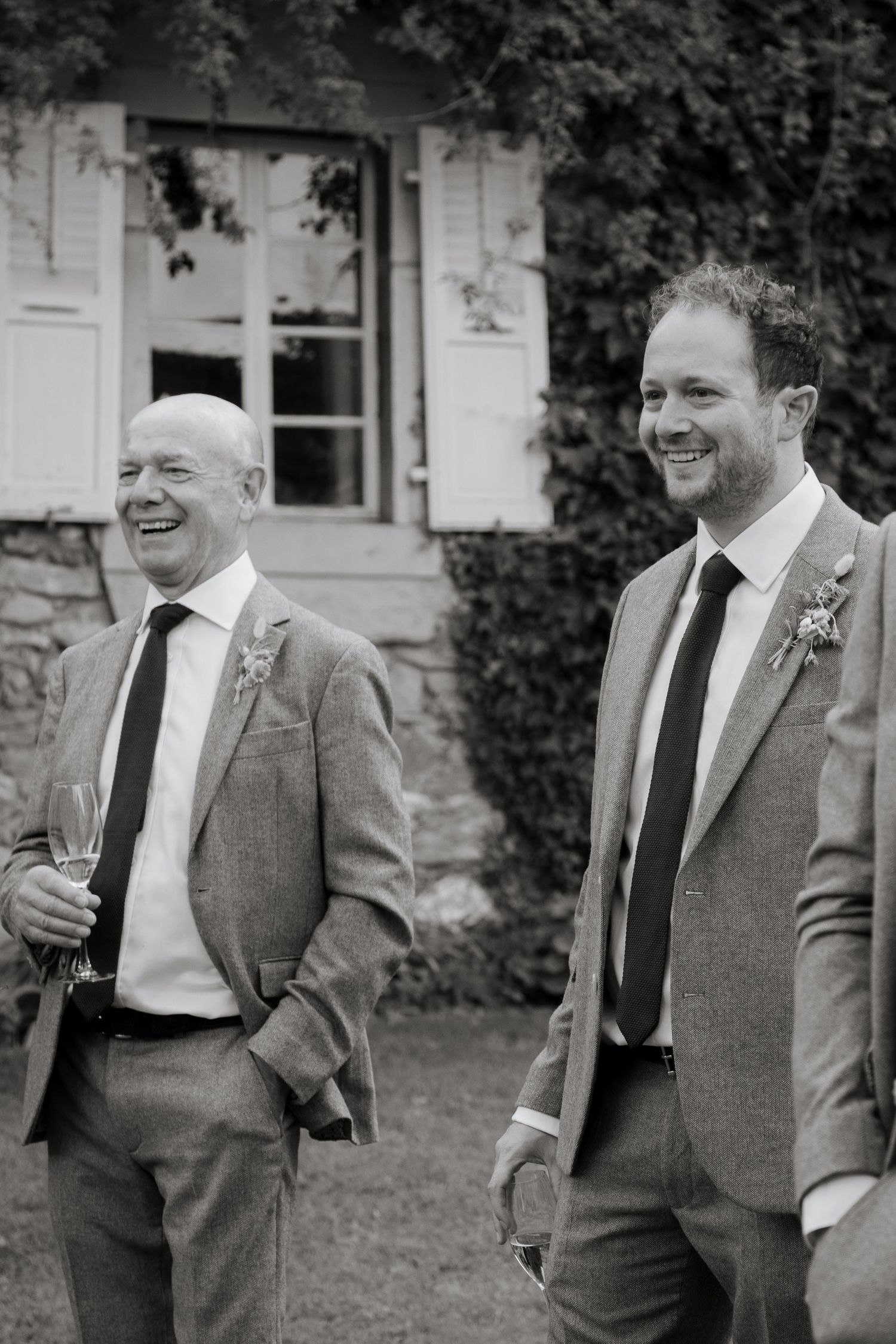 Documentary style Wedding Photographer captures wedding photos at Morzine Wedding venue. Natural, timeless and candid wedding photography.