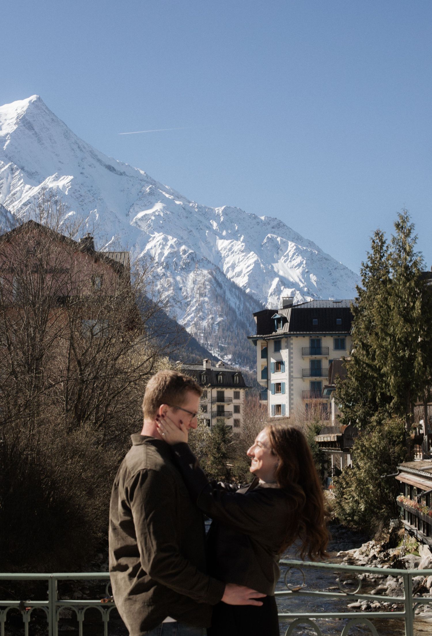 Chamonix Engagement photographer. Chamonix wedding photography Mont Blanc wedding venue. Captured by natural, documentary stlye photographer