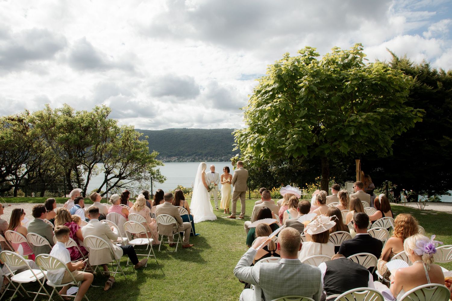 Annecy Wedding photographer captures adventure wedding and ceremony on Lake Annecy in France. Candid & timeless documentary style.