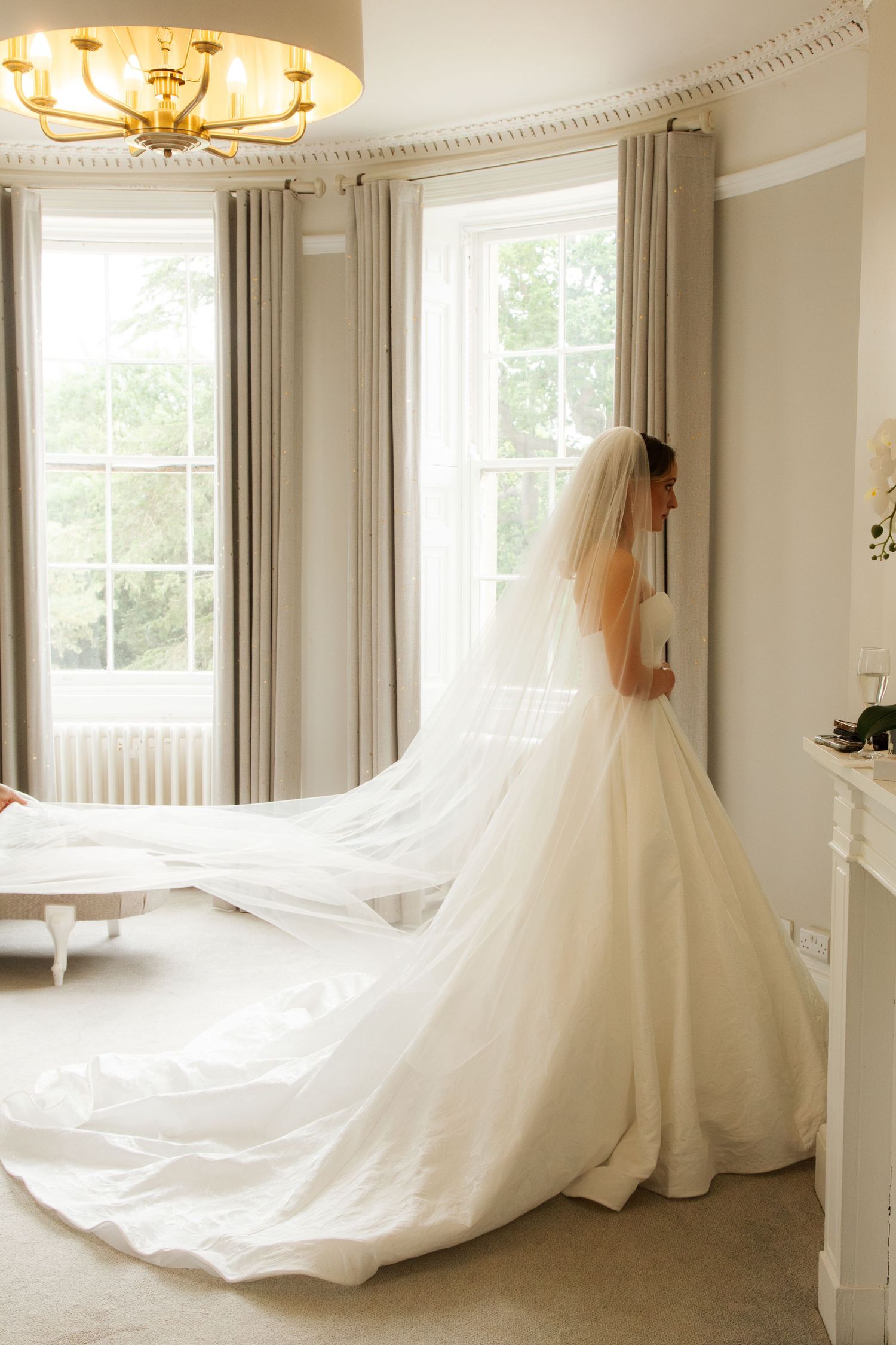 Candid Cotswold Wedding Photographer captures bridal details at Gloucestershire Wedding Venue. Natural, candid and timeless photography, UK