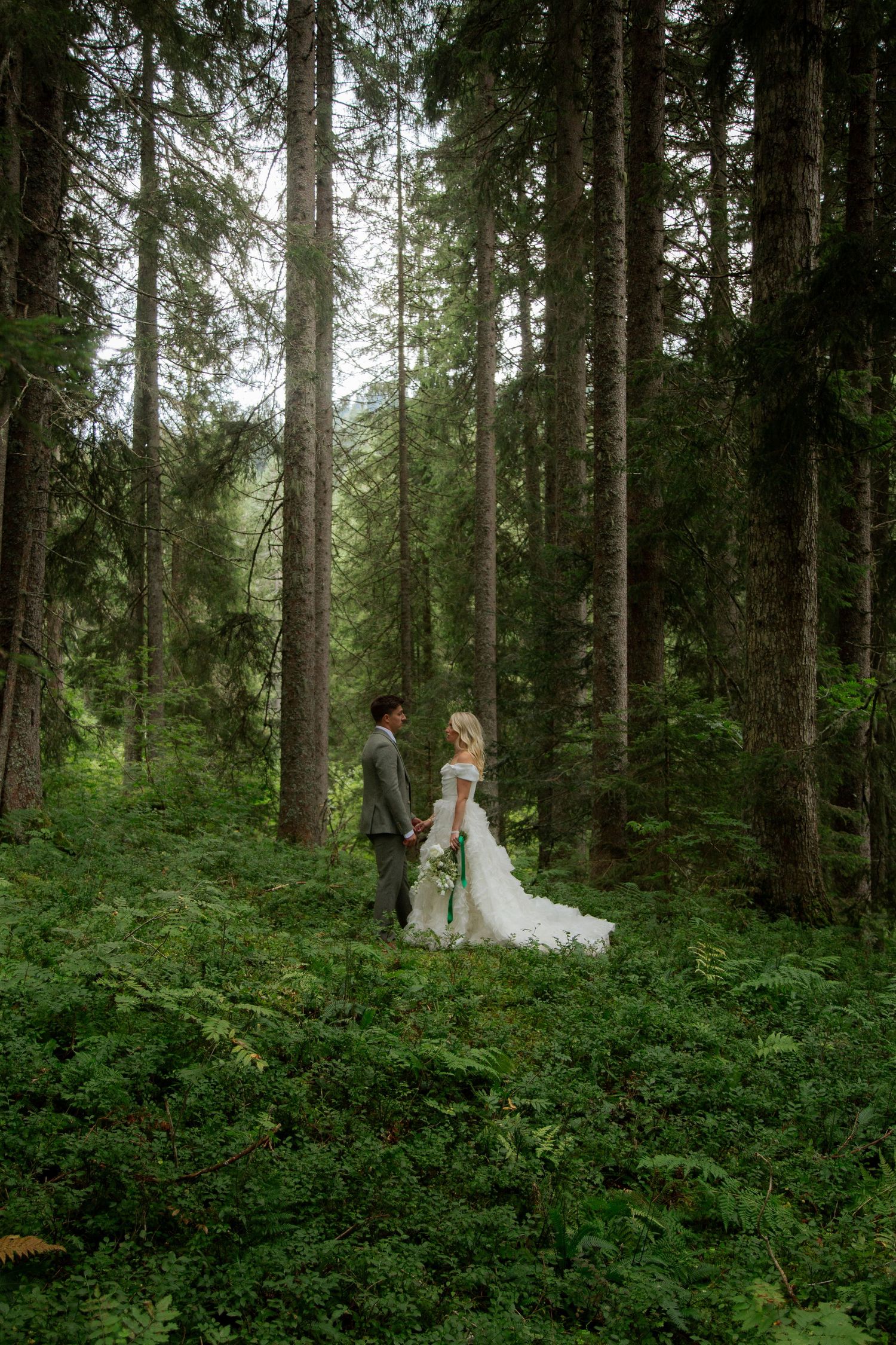Documentary style Wedding Photographer captures wedding photos at Morzine Wedding venue. Natural, timeless and candid wedding photography.