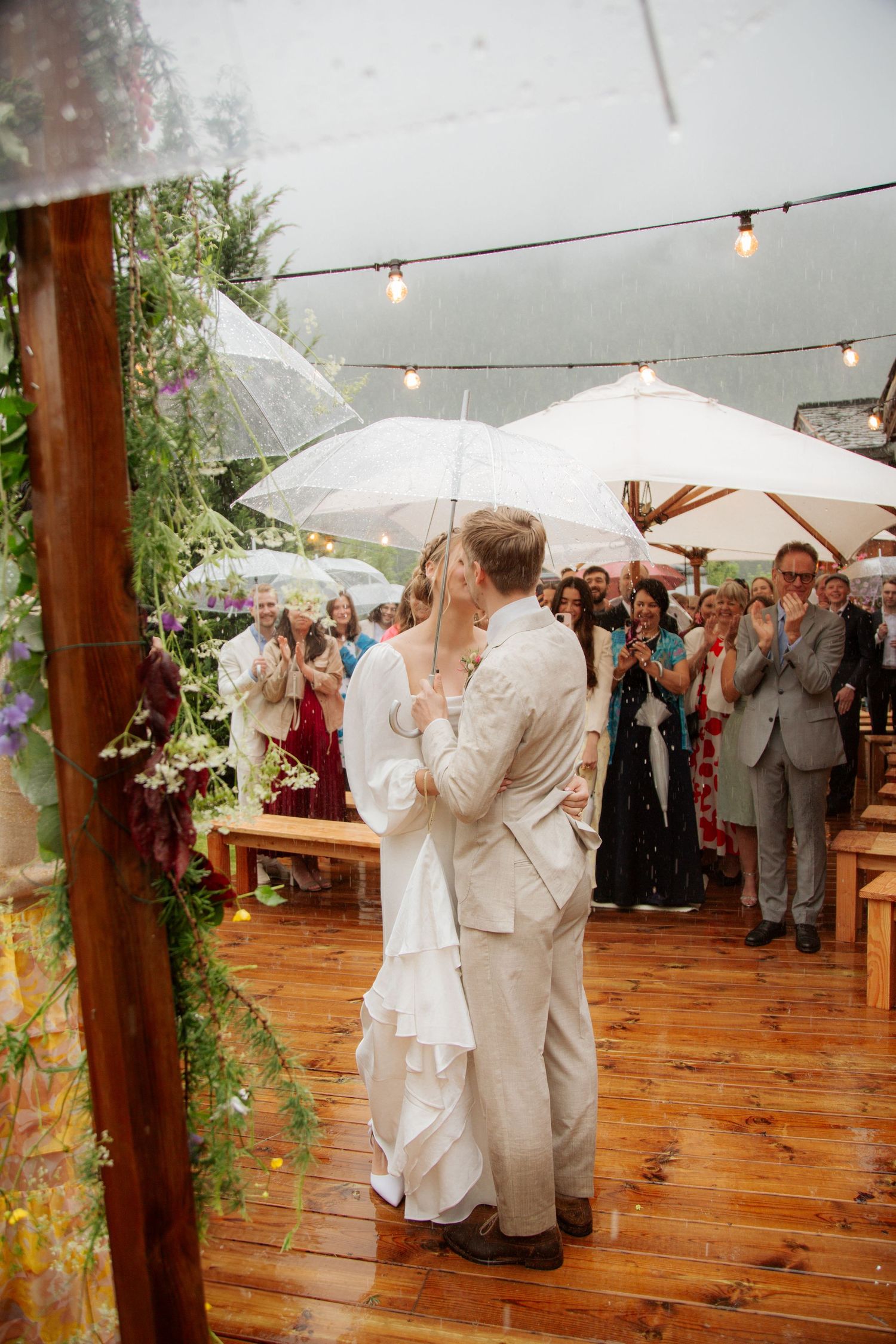 Chamonix Wedding Photographer captures candid ceremony photo at Chamonix Wedding venue.Natural,honest &authentic storytelling. Morzine
