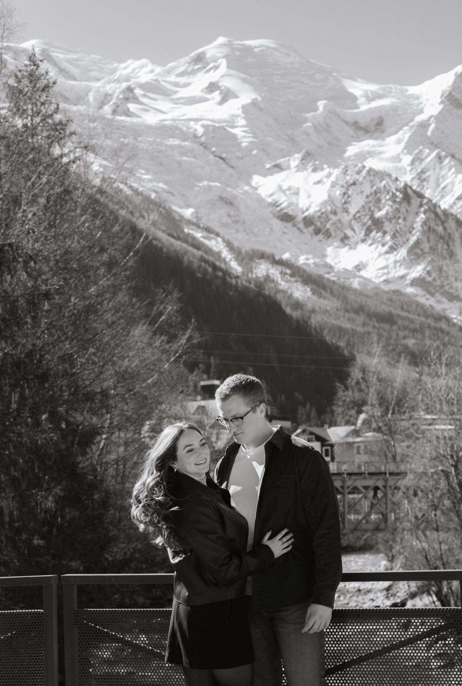 Chamonix Engagement photographer. Chamonix wedding photography Mont Blanc wedding venue. Captured by natural, documentary stlye photographer