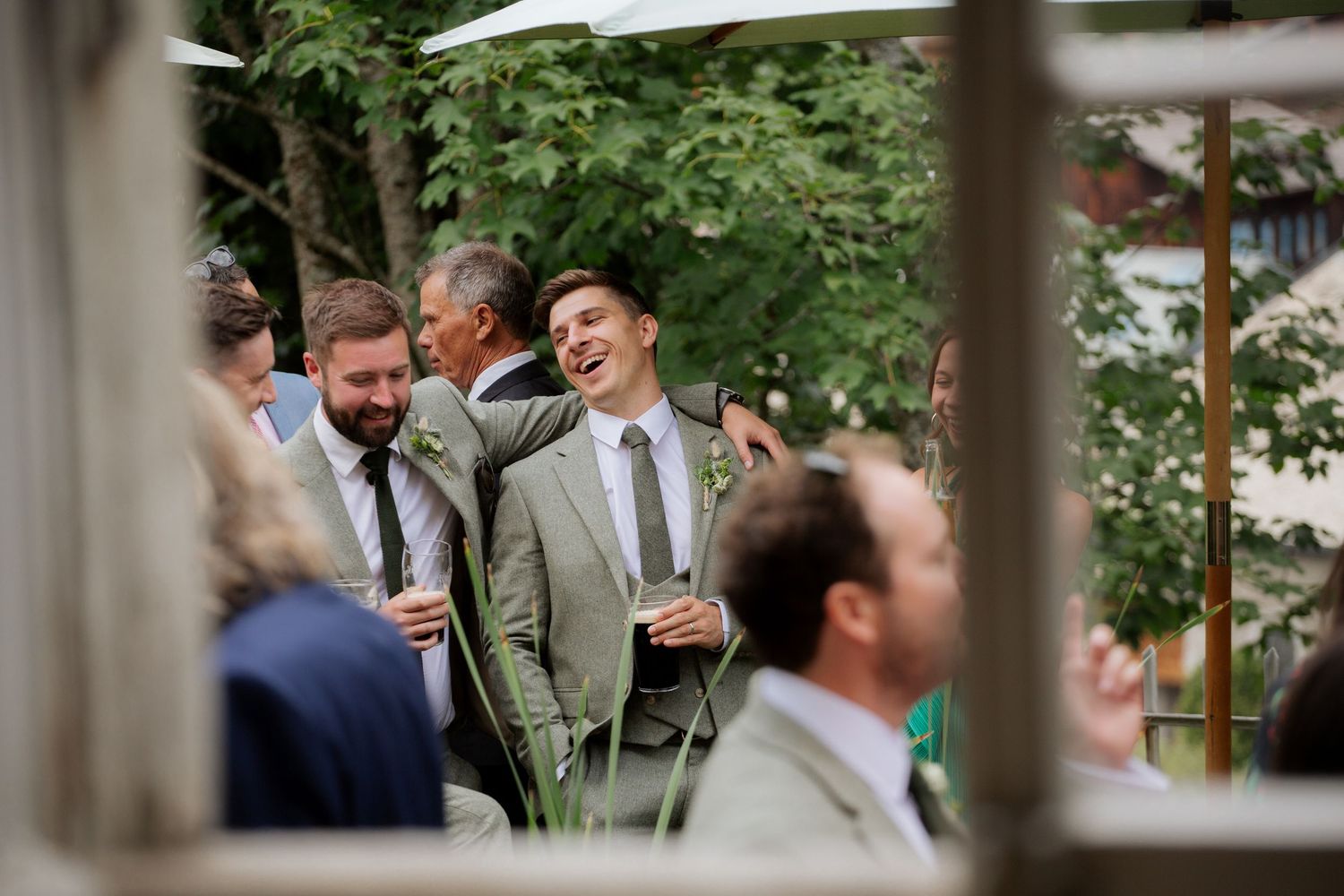Documentary style Wedding Photographer captures wedding photos at Morzine Wedding venue. Natural, timeless and candid wedding photography.Do