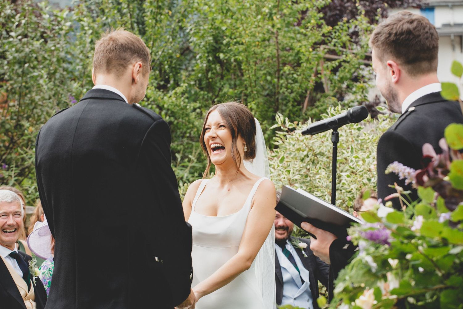 Bride and groom are getting married in morzine. Morzine wedding photographer.