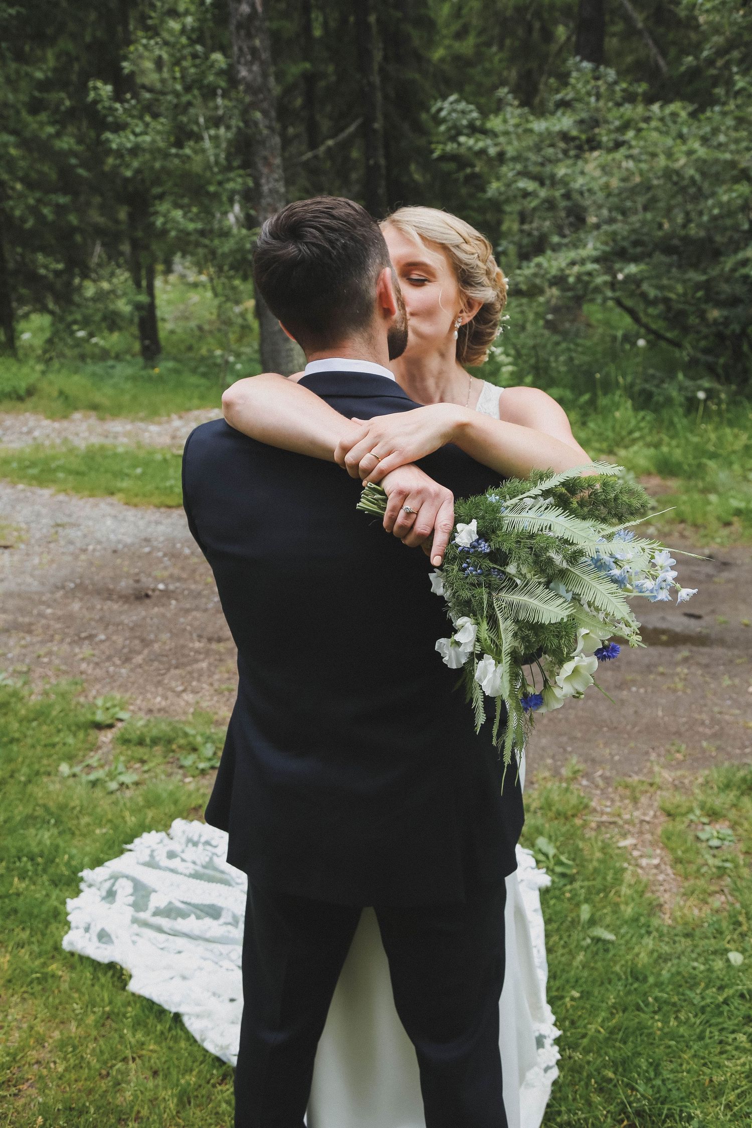French Wedding Photographer captures candid ceremony photos at chamonix Wedding venue. Natural,honest & authentic storytelling.Morzine